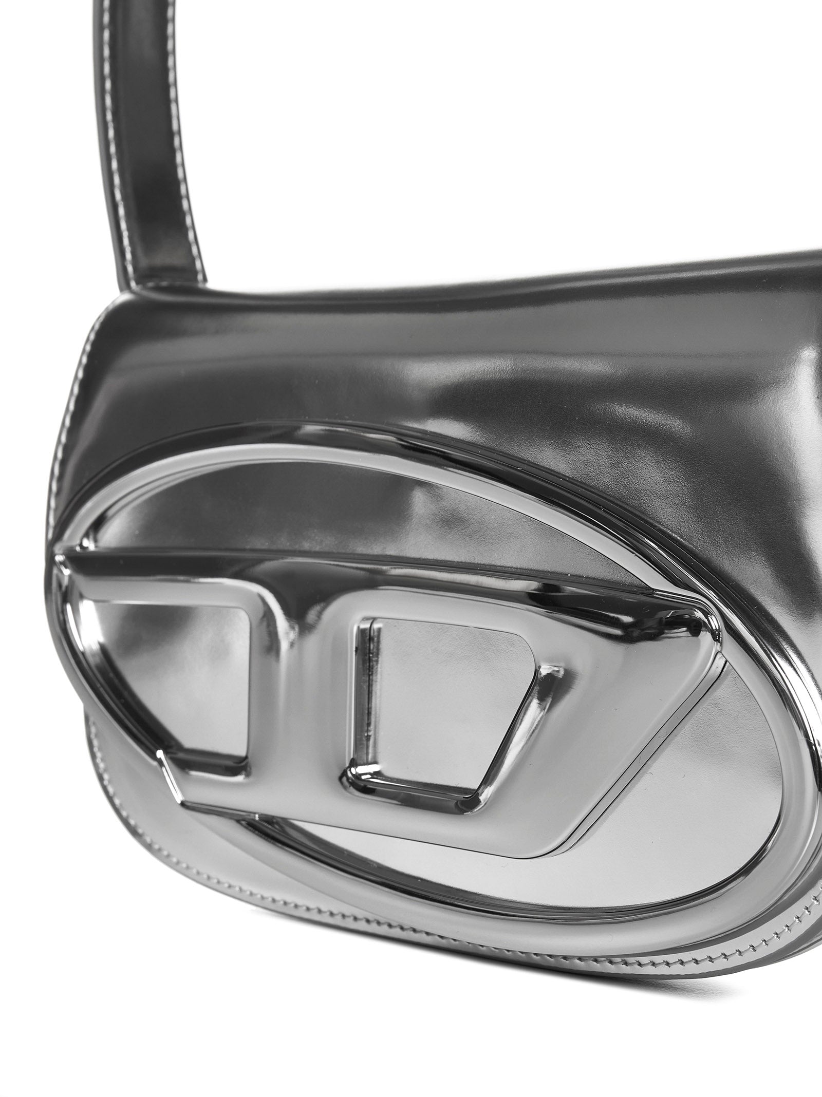 Diesel Women 1Dr – Iconic Mirrored Leather Shoulder Bag DIESEL