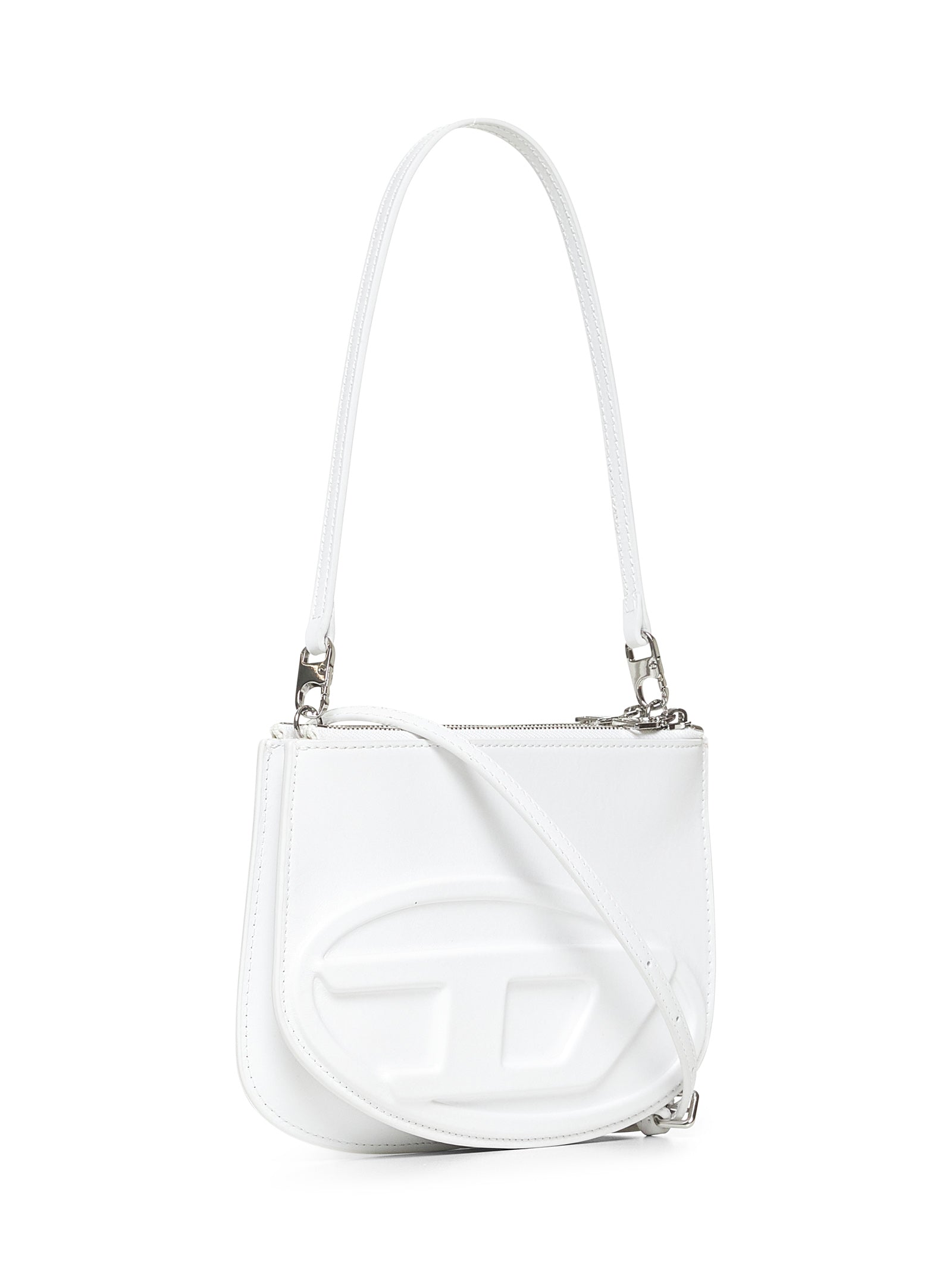 Diesel Women White 1Dr Twin Shoulder Bag DIESEL