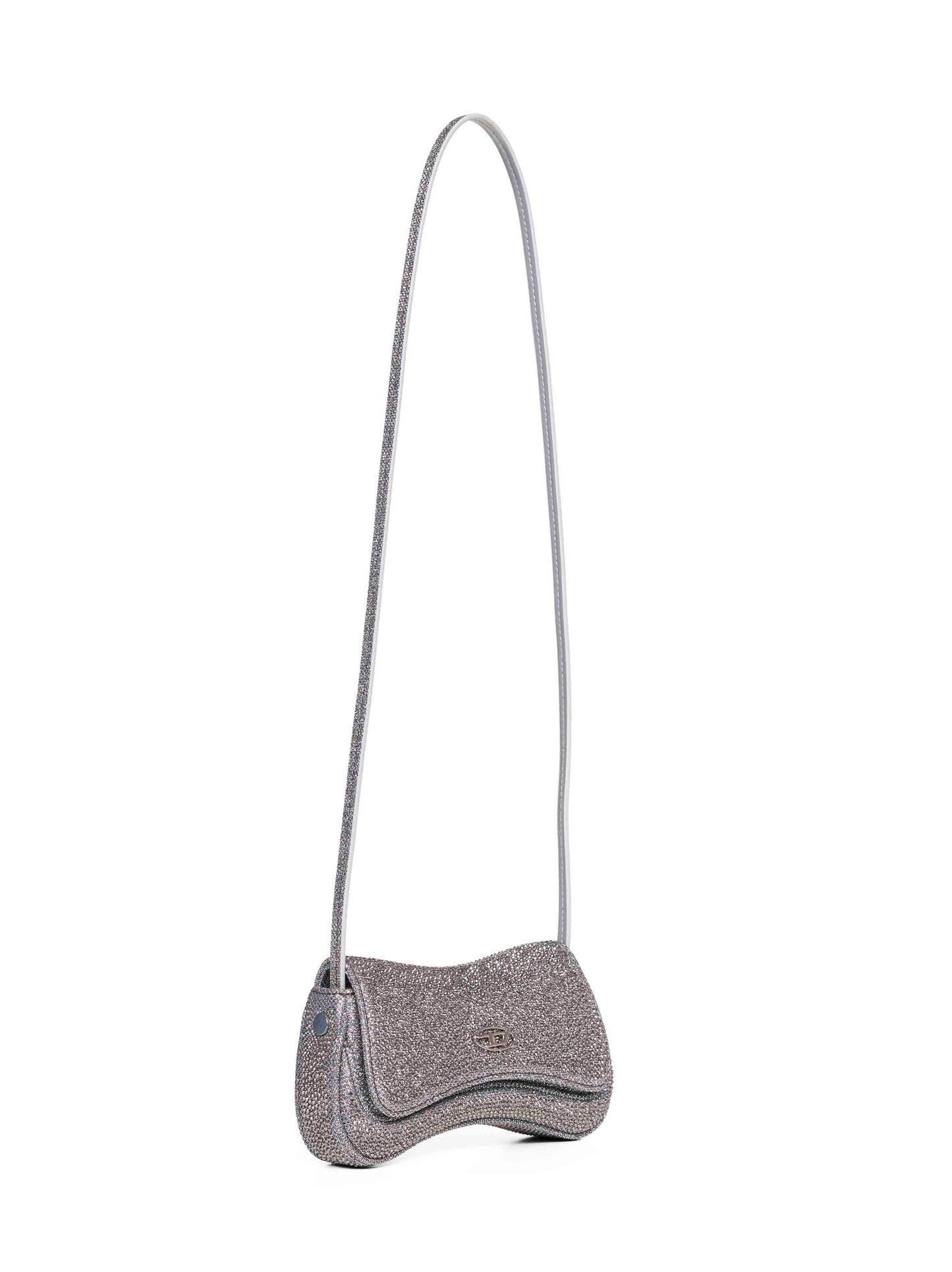 Diesel Women Silver Play Crossbody Xs Crossbody Bag DIESEL