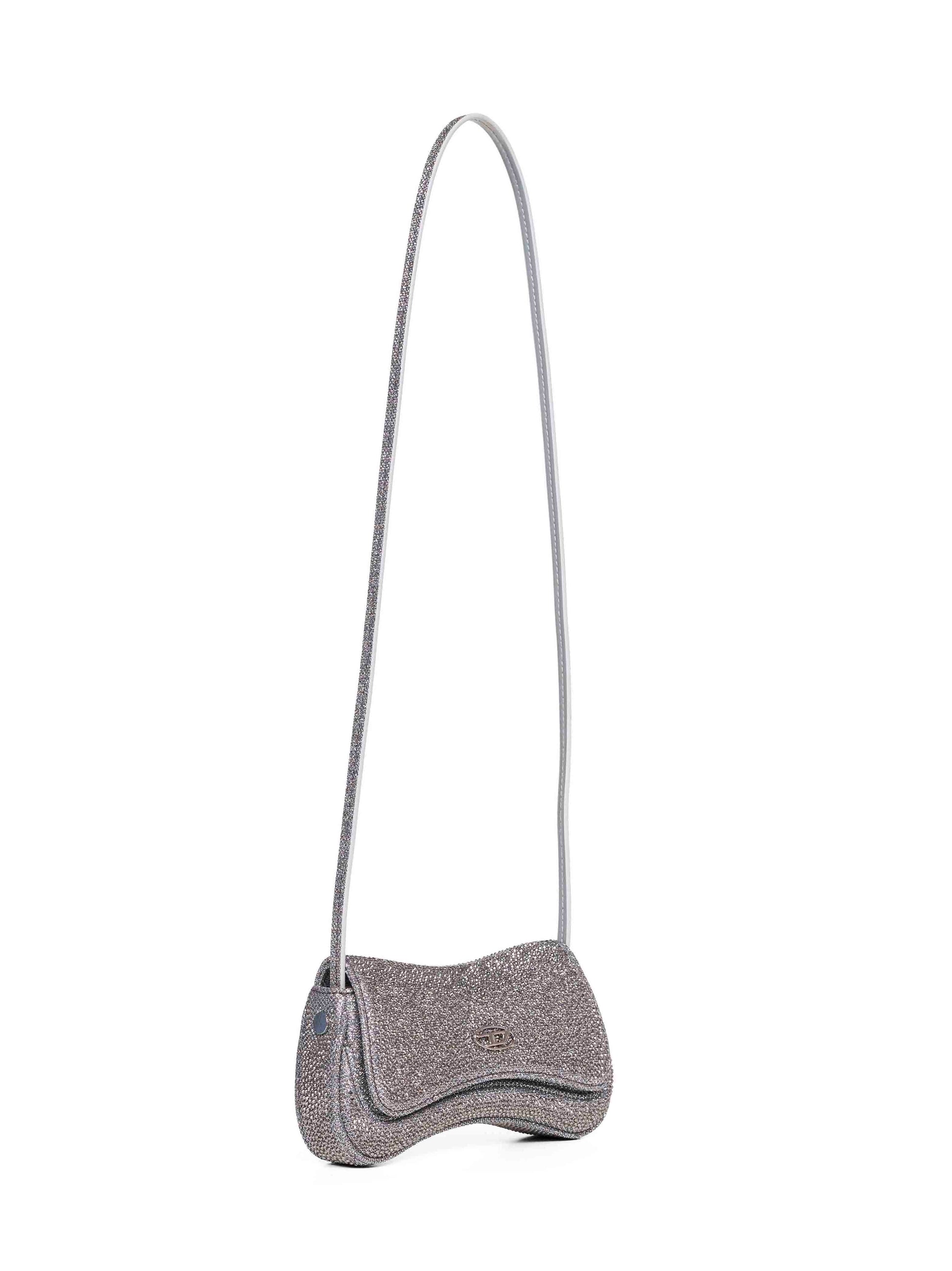 Diesel Women Silver Play Crossbody Xs Crossbody Bag DIESEL