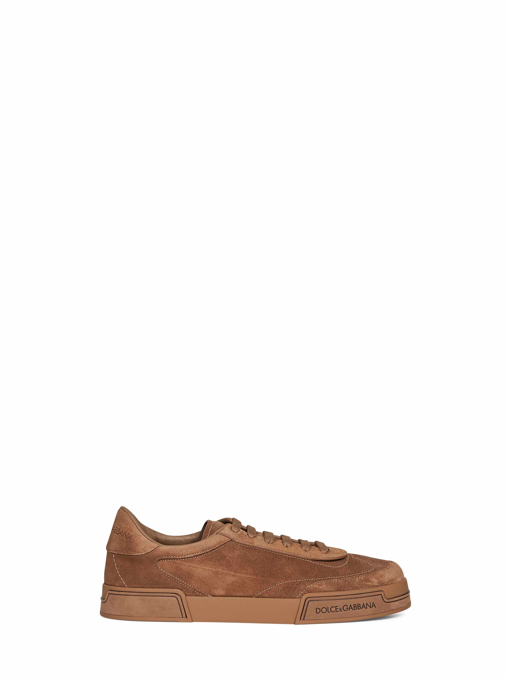 Dolce & Gabbana Men Hazelnut Suede Portofino Yatch Sneakers DOLCE & GABBANA
