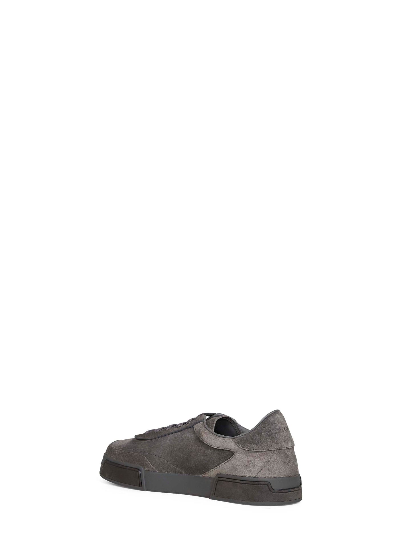 Dolce & Gabbana Men Grey Suede Portofino Yatch Sneakers DOLCE & GABBANA