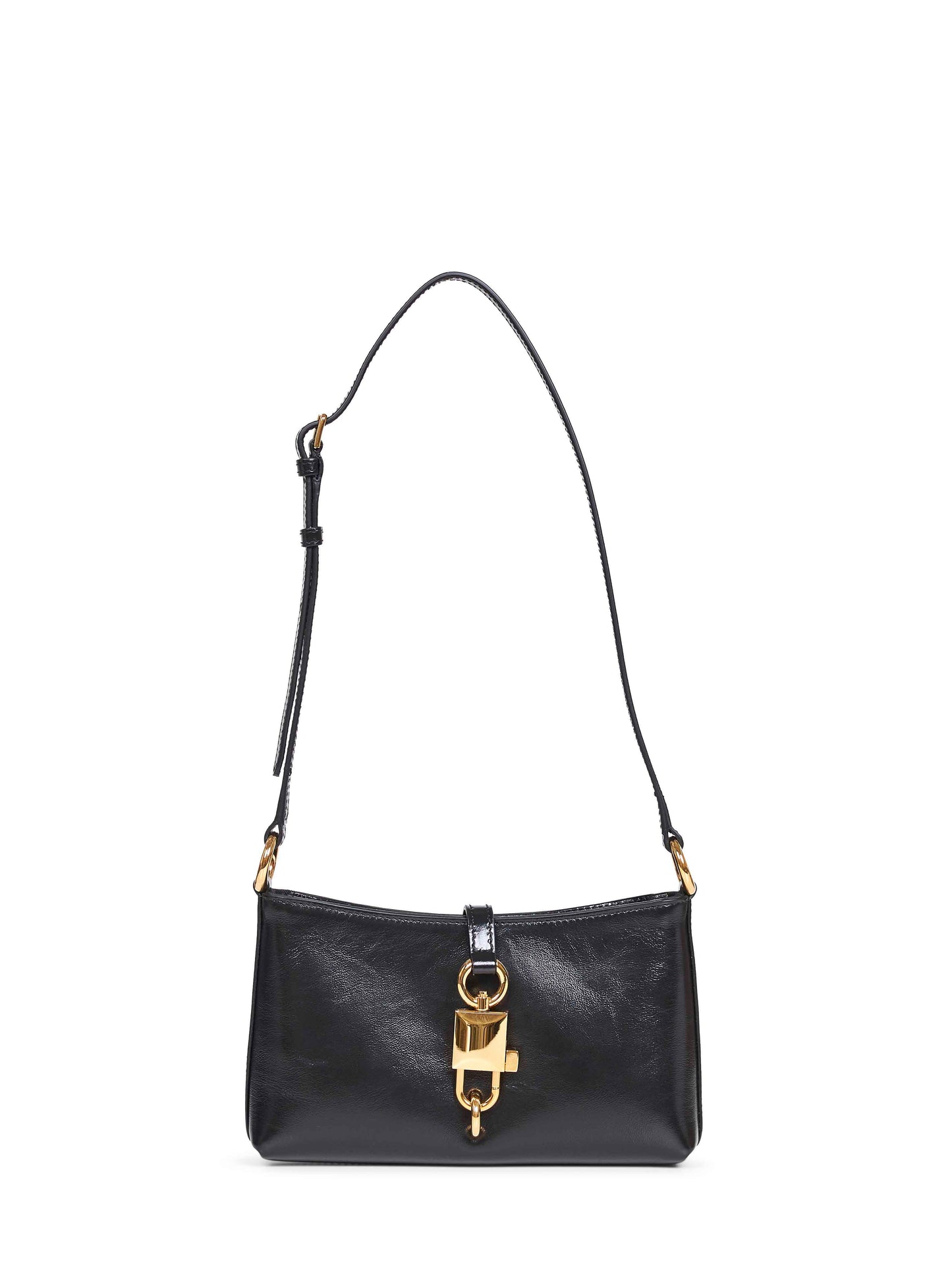 Dolce & Gabbana Women Black Lock Shoulder Bag DOLCE & GABBANA