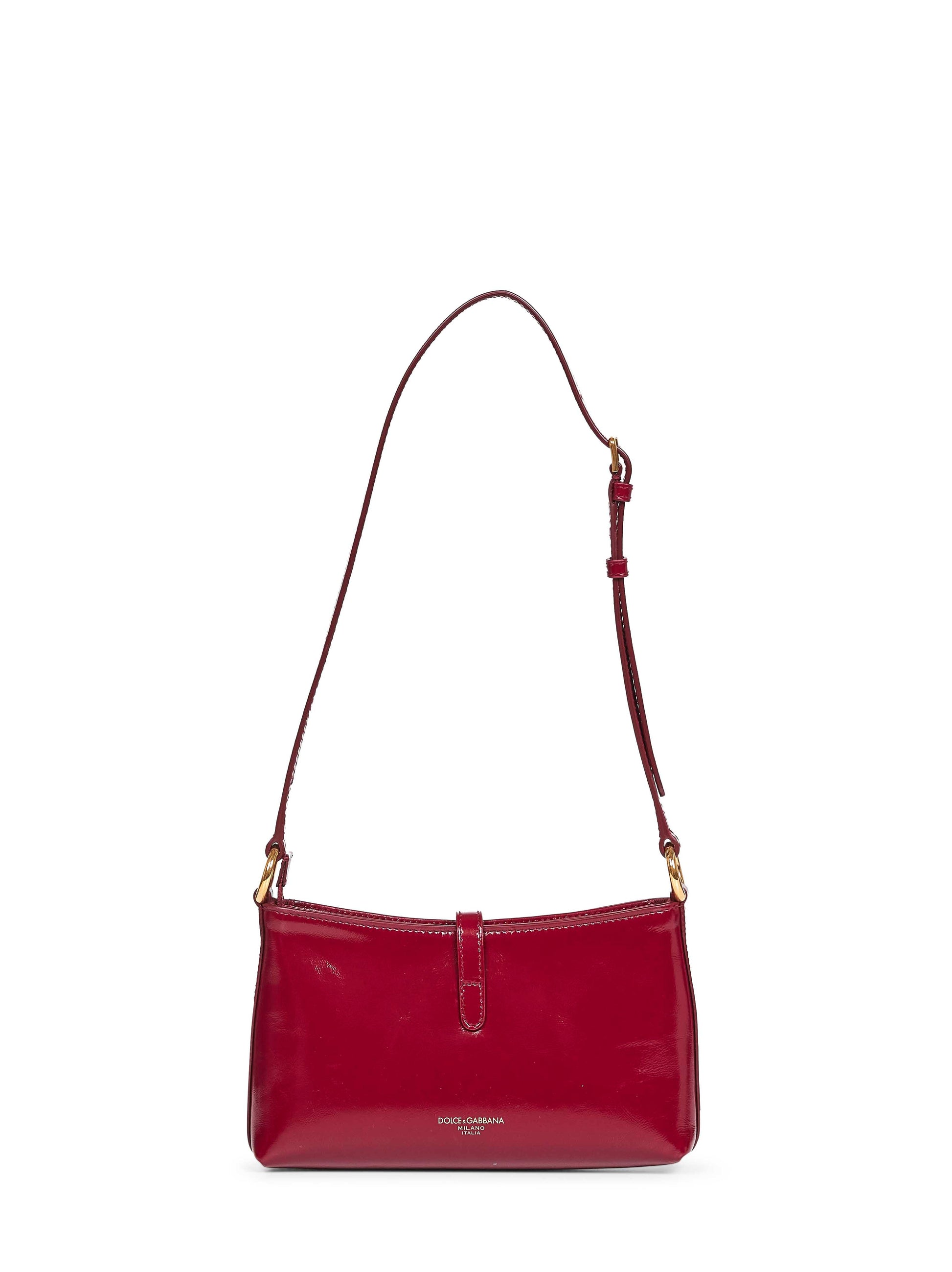 Dolce & Gabbana Women Red Lock Shoulder Bag DOLCE & GABBANA