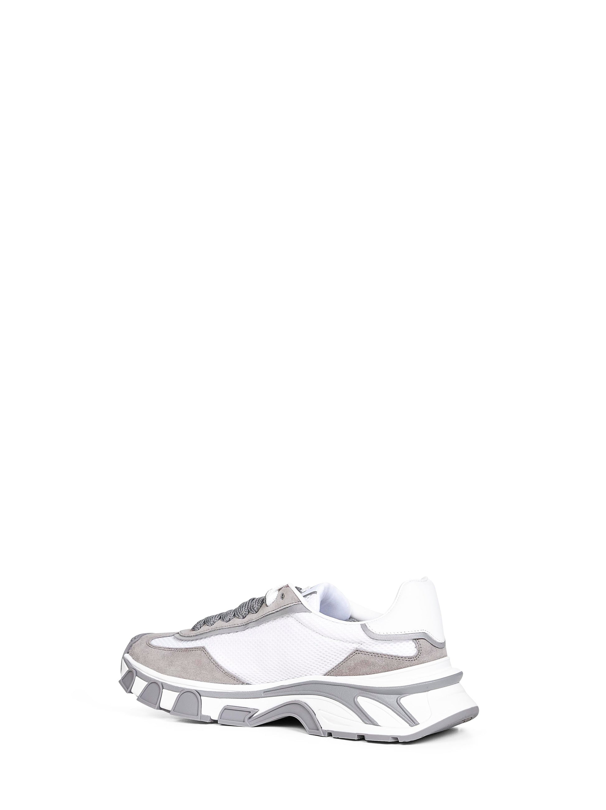 Dolce & Gabbana Men White And Grey Dg Country Road Sneakers DOLCE & GABBANA