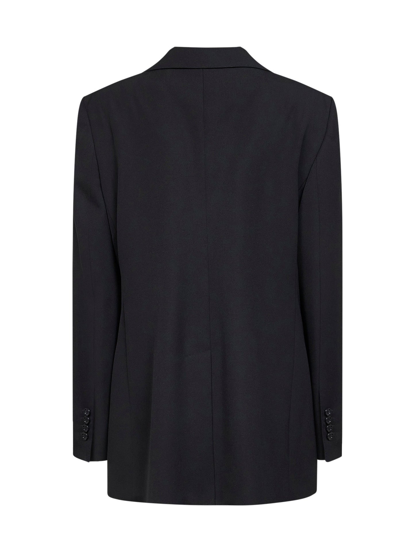Dolce & Gabbana Women Black Wool Gabardine Jacket DOLCE & GABBANA