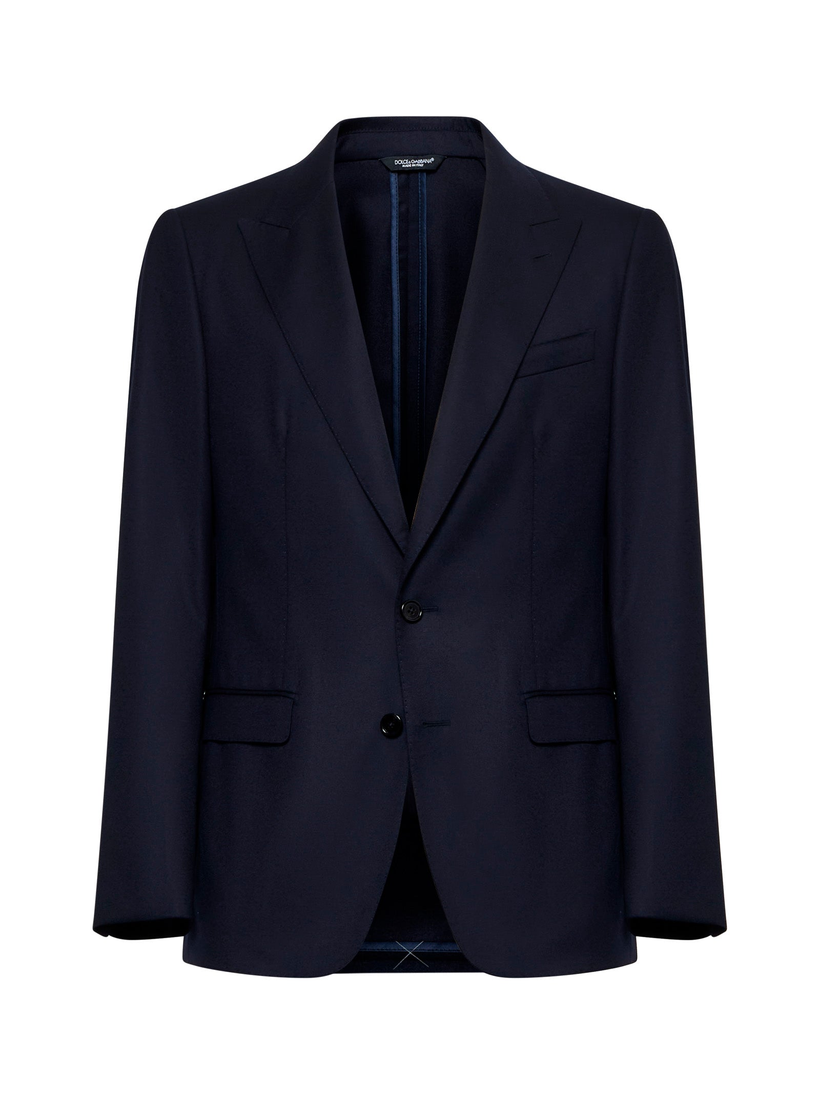 Dolce & Gabbana Men Wool Single-Breasted Blazer DOLCE & GABBANA