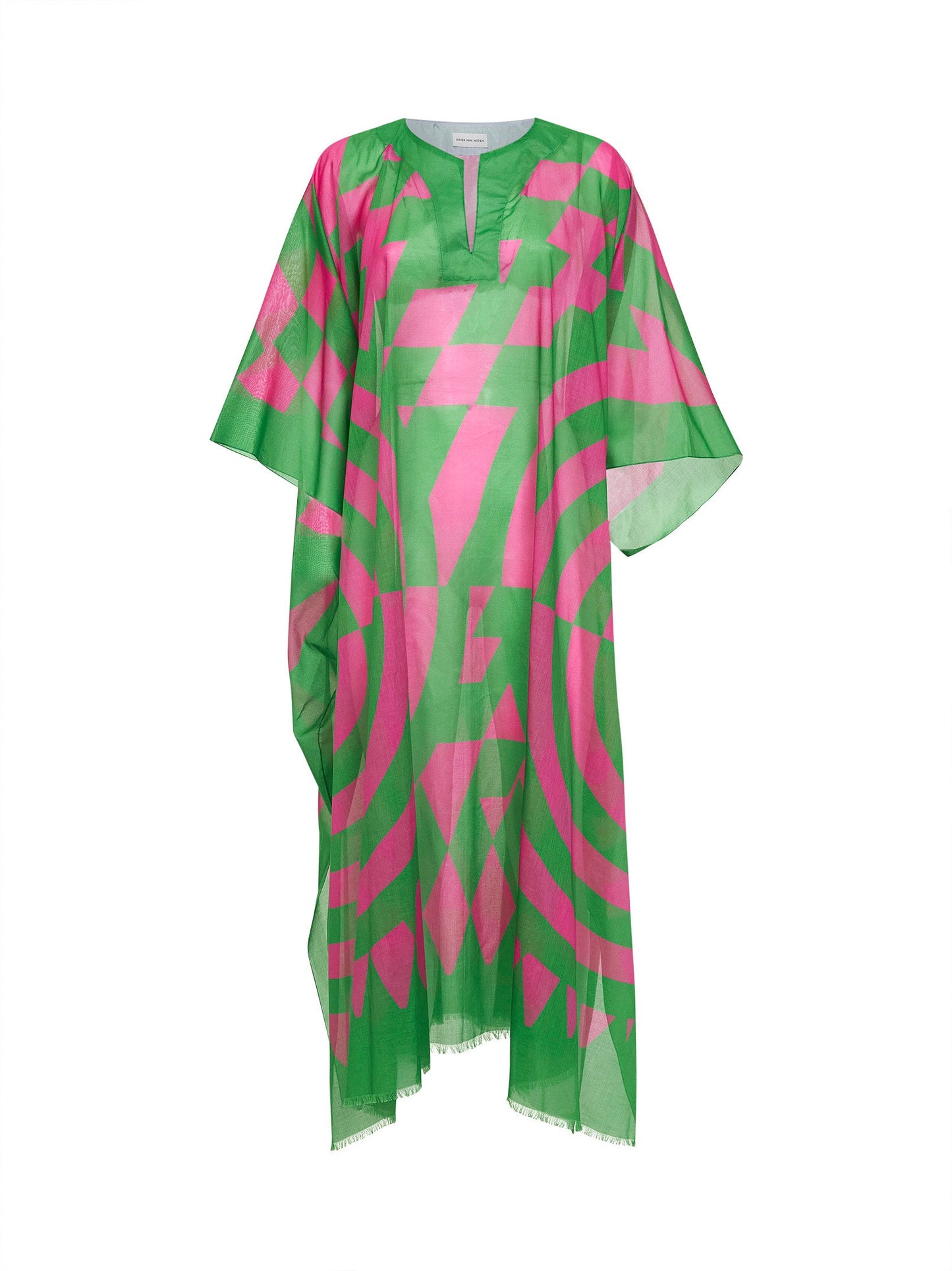 Dries Van Noten Women Printed Cotton Long Kaftan DRIES VAN NOTEN