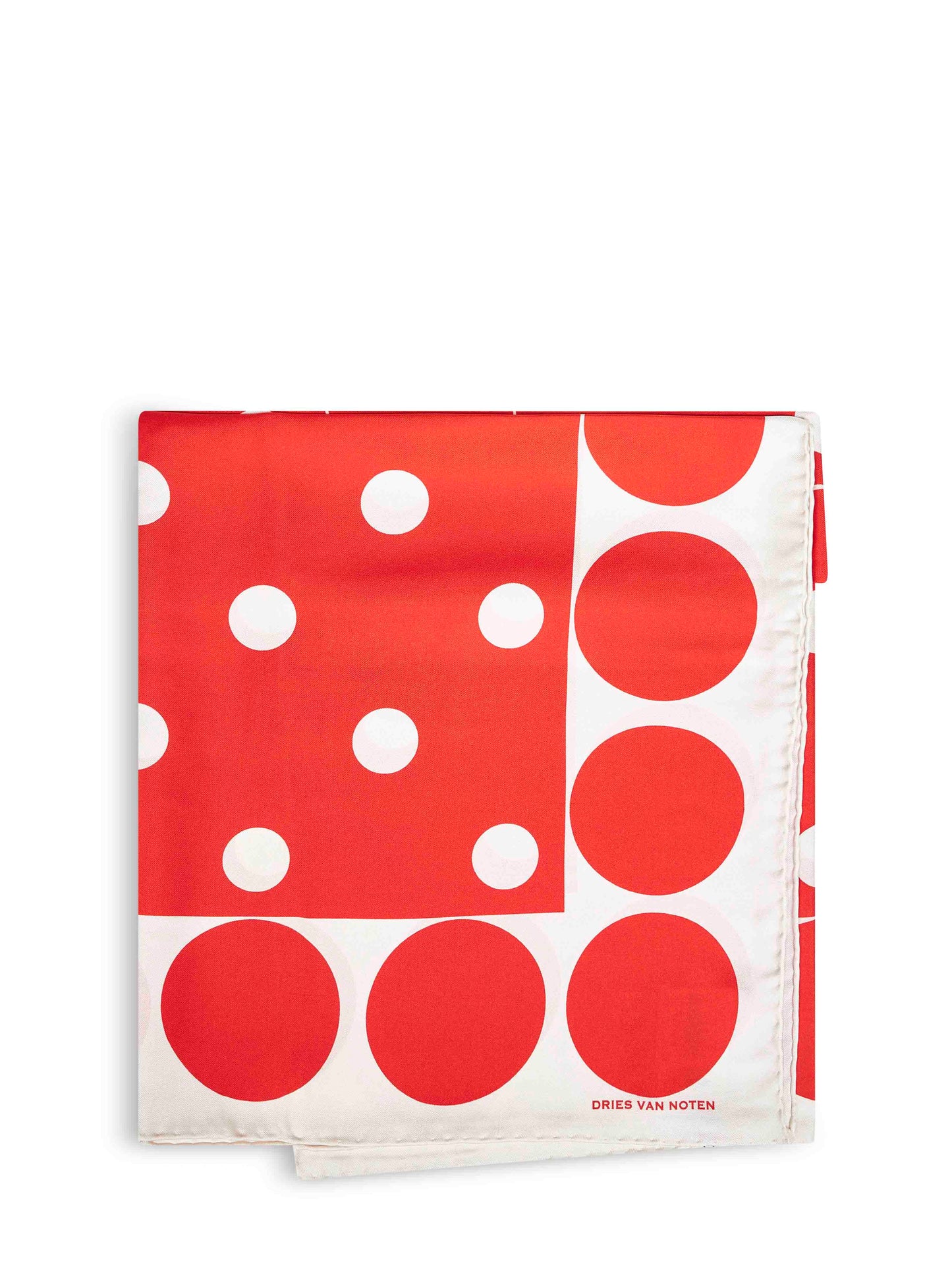 Dries Van Noten Women Polka Dot-Print Silk Square Scarf DRIES VAN NOTEN