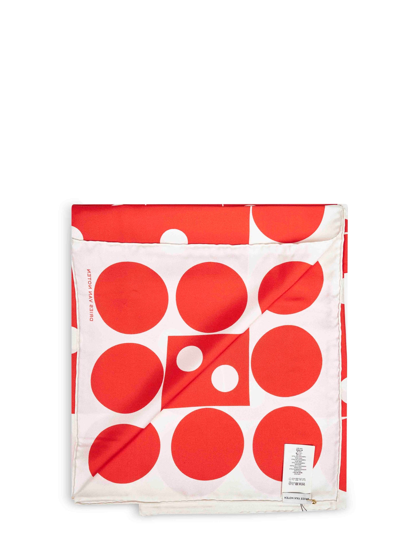 Dries Van Noten Women Polka Dot-Print Silk Square Scarf DRIES VAN NOTEN