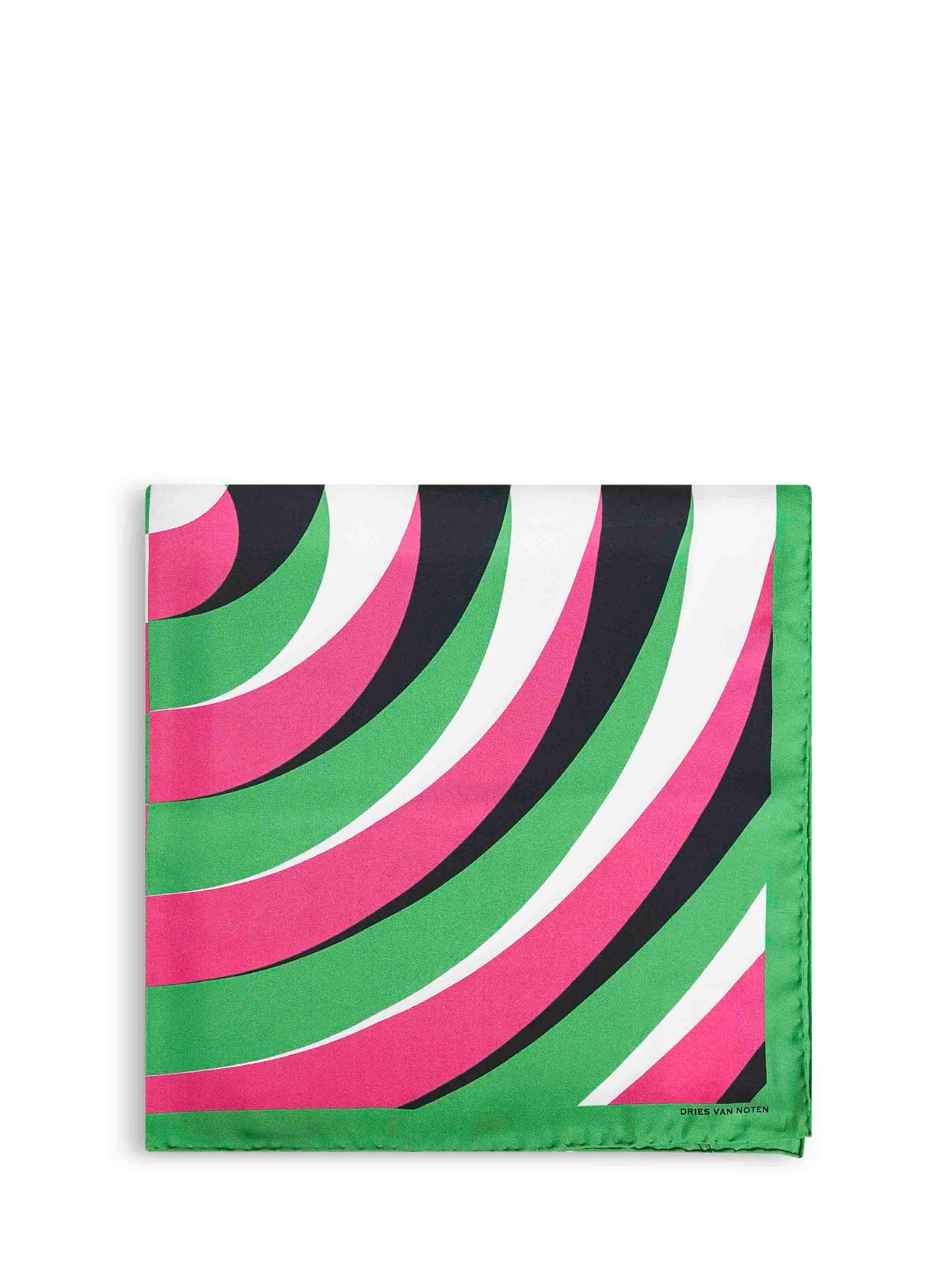 Dries Van Noten Women Graphic-Print Silk Square Scarf DRIES VAN NOTEN