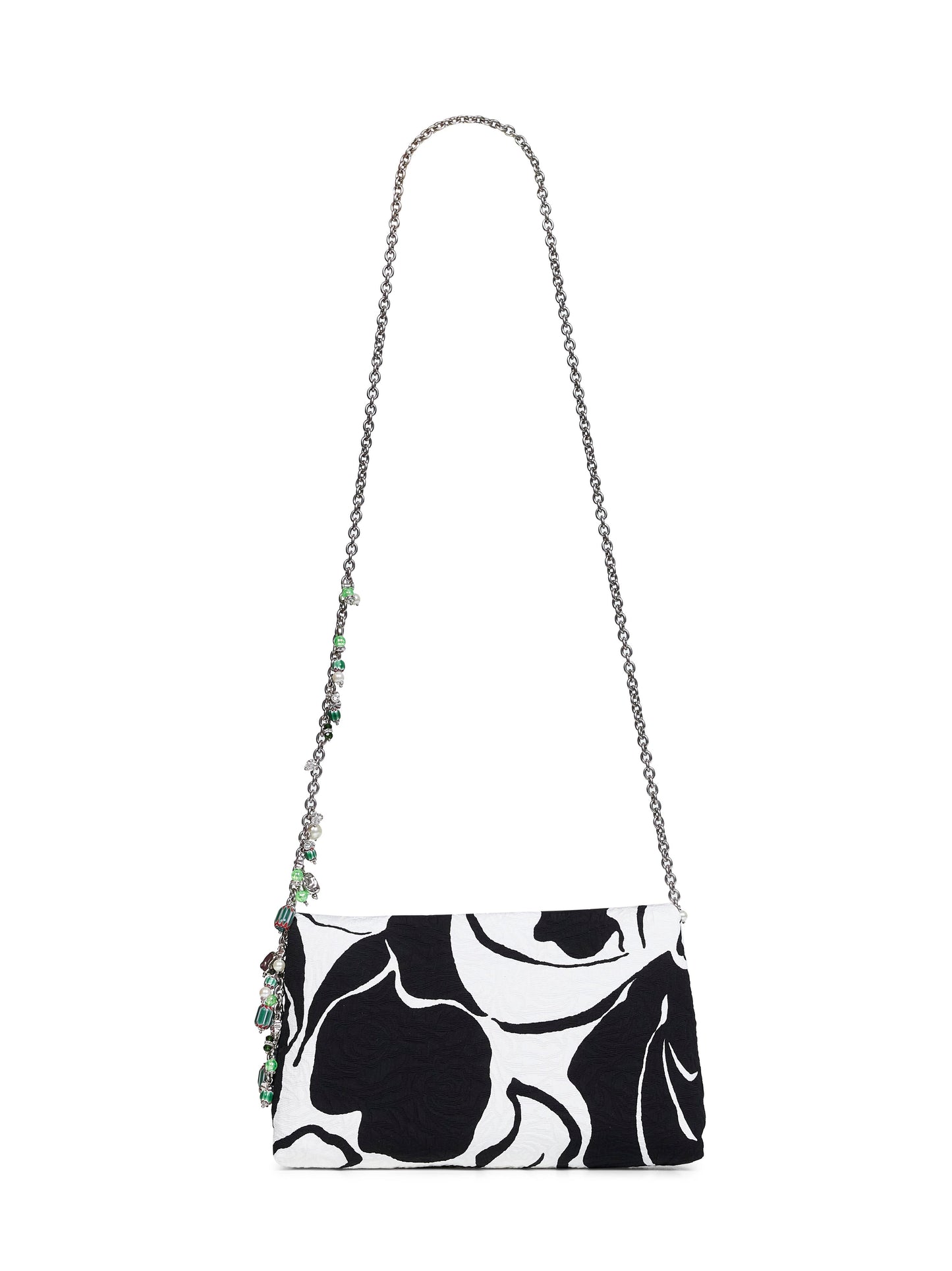 Dries Van Noten Women Black Clutch Bag With Chain Shoulder Strap DRIES VAN NOTEN