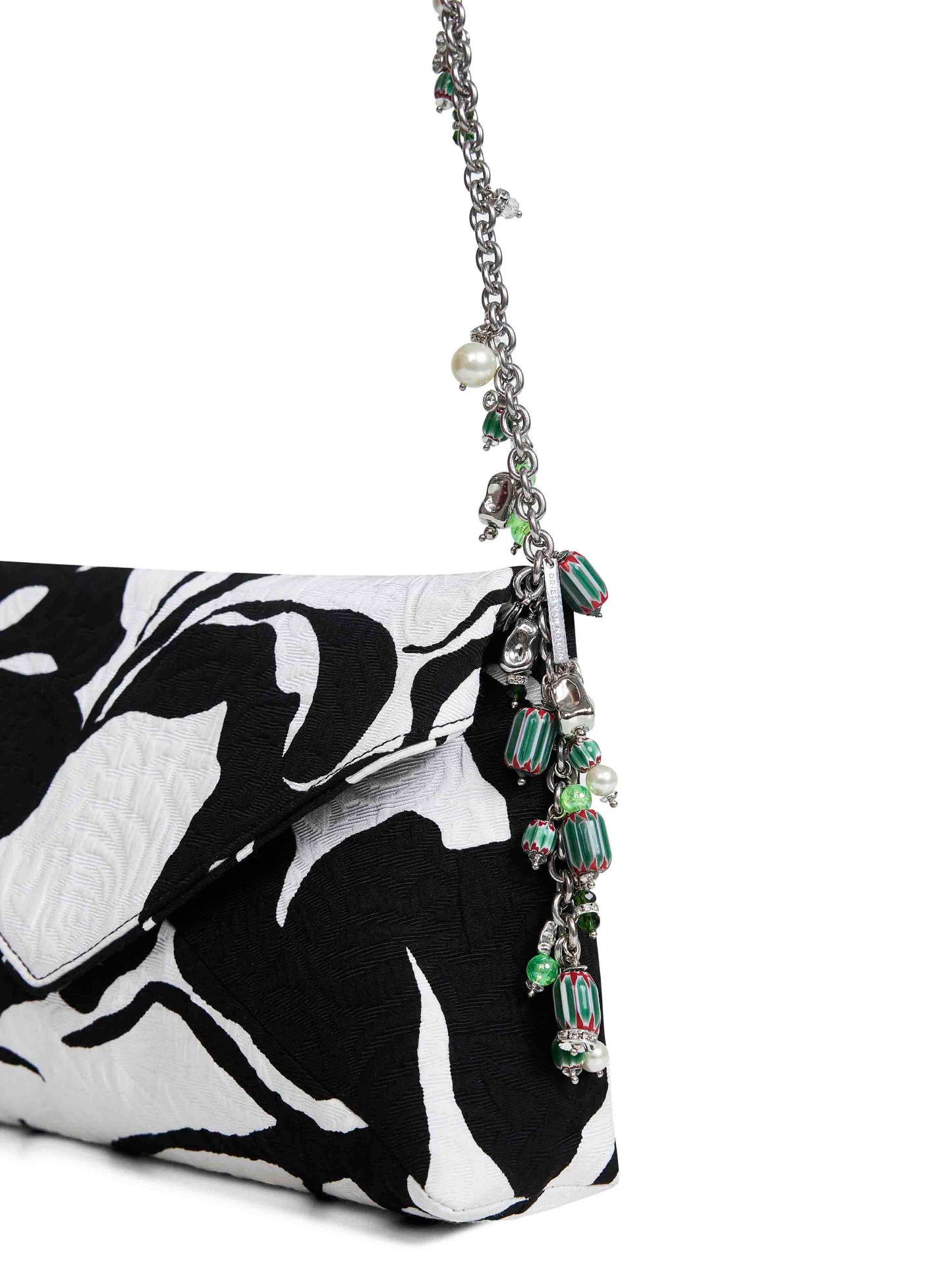 Dries Van Noten Women Black Clutch Bag With Chain Shoulder Strap DRIES VAN NOTEN