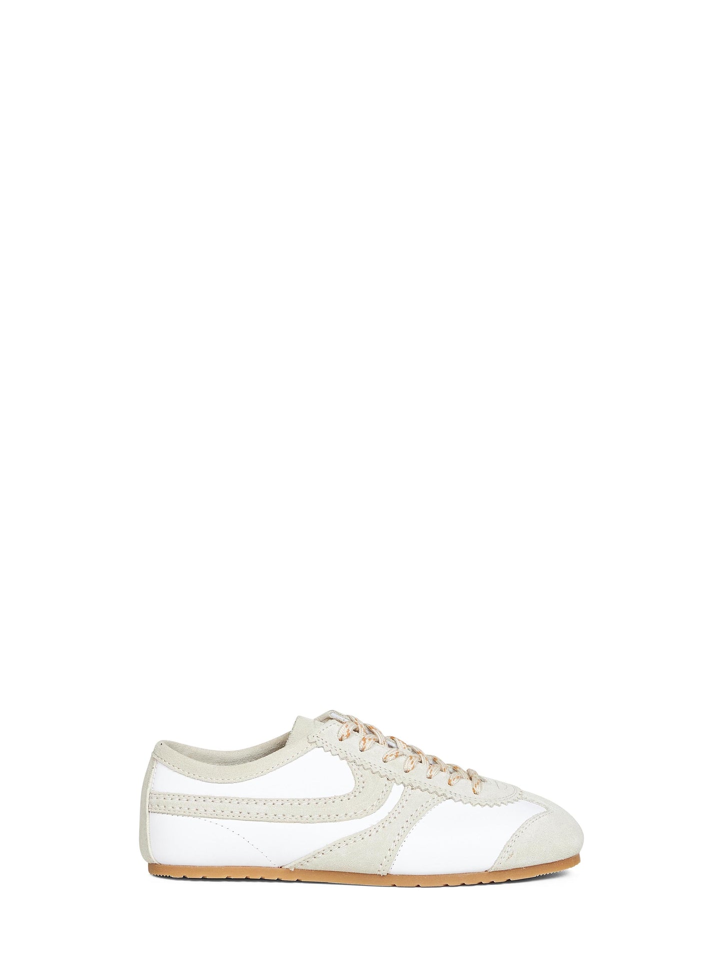 Dries Van Noten Women White Nappa Leather Sneakers DRIES VAN NOTEN