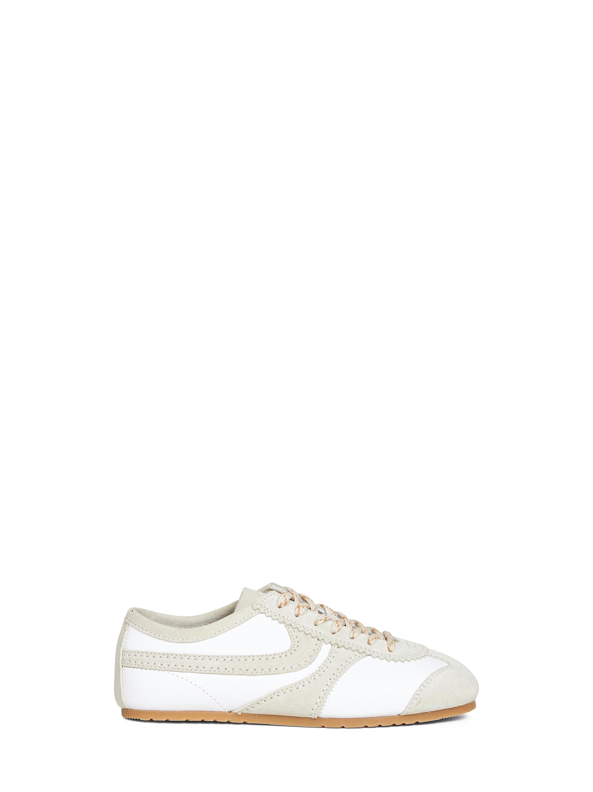 Dries Van Noten Women White Nappa Leather Sneakers DRIES VAN NOTEN