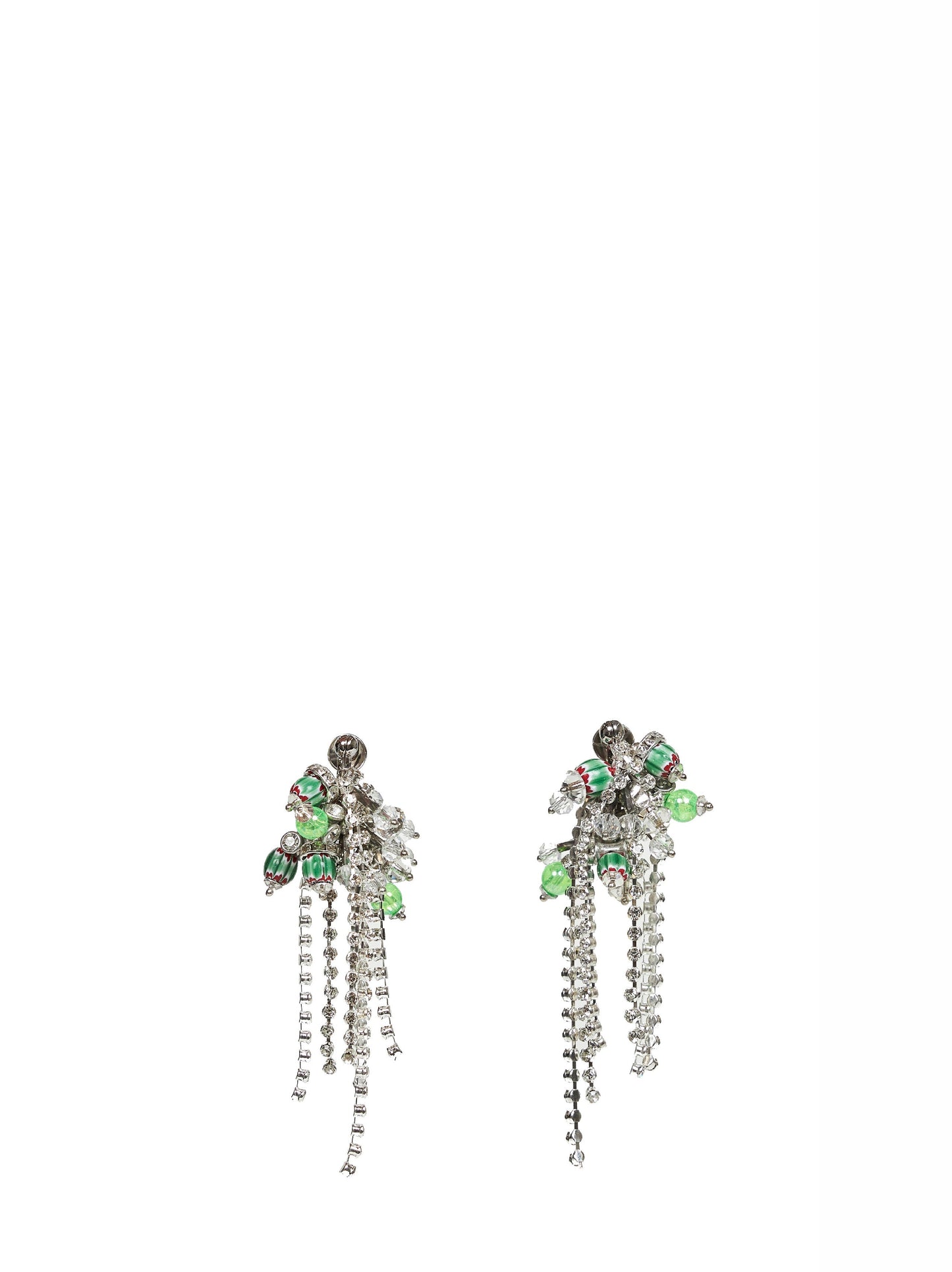 Dries Van Noten Women Brass Beads And Crystals-Embellished Earrings DRIES VAN NOTEN