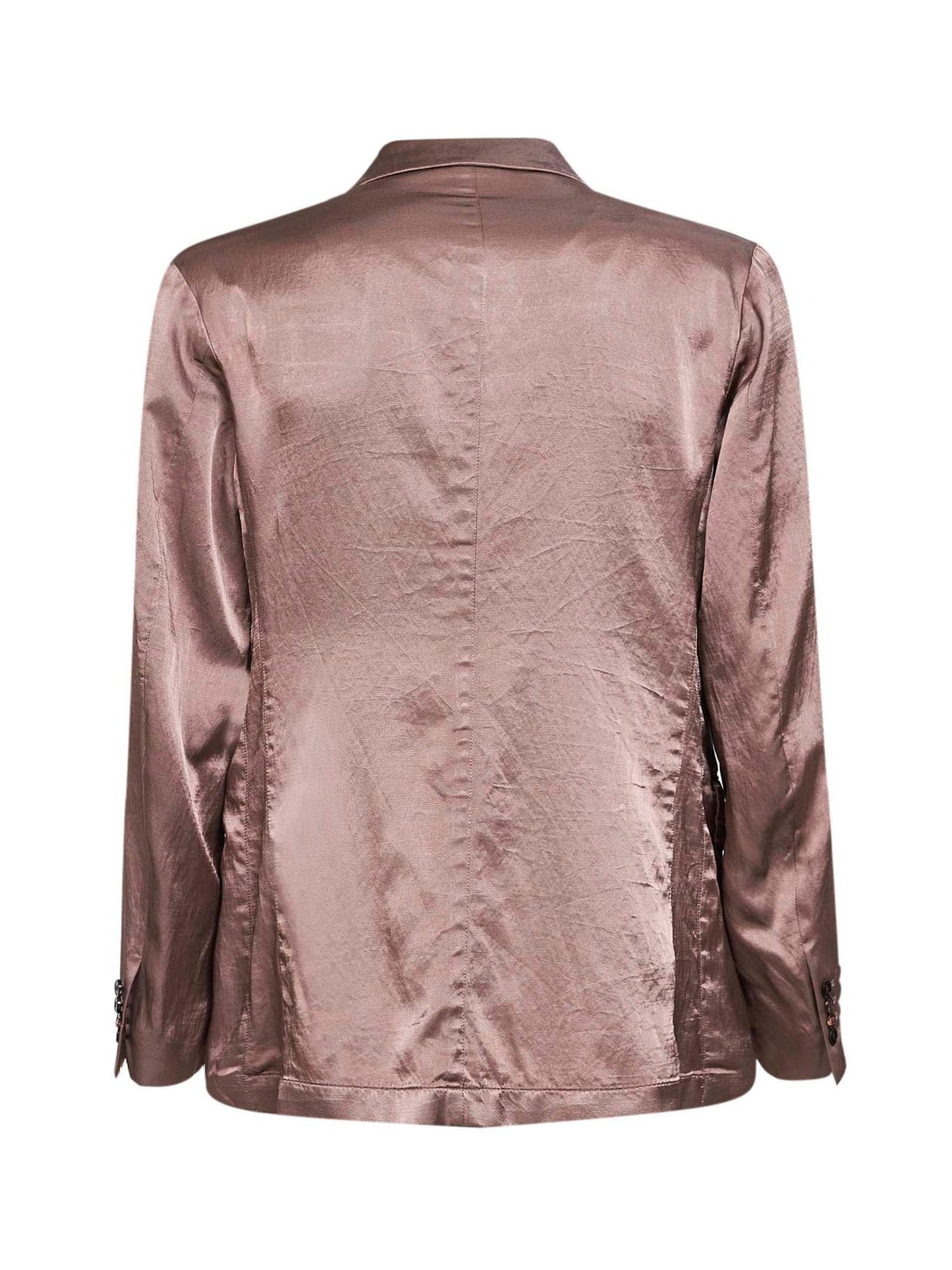Dries Van Noten Men Old Rose Viscose And Cotton Double-Breasted Blazer DRIES VAN NOTEN