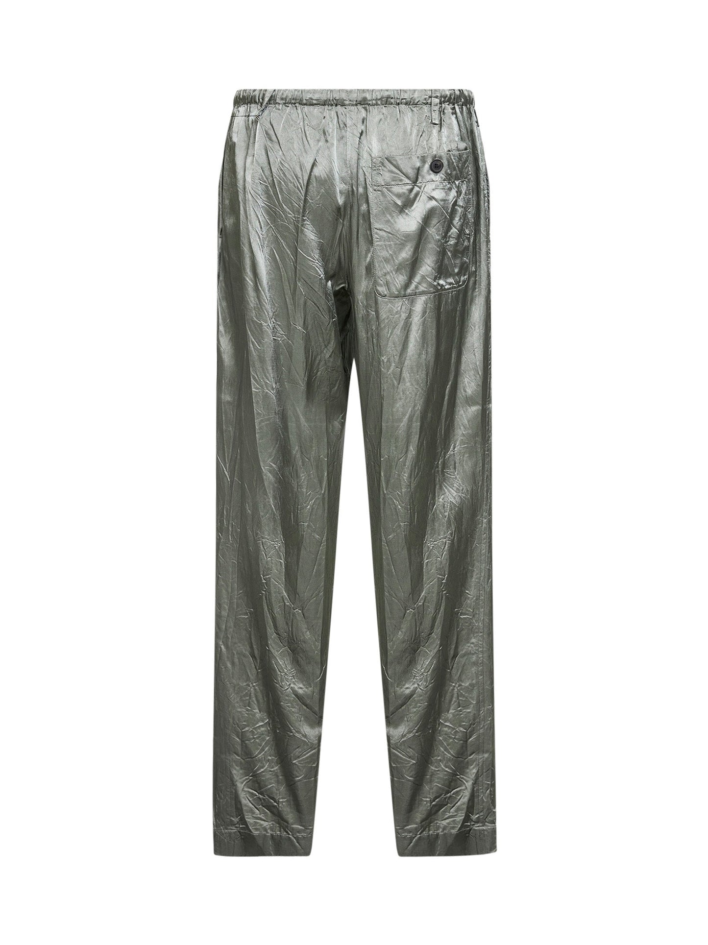 Dries Van Noten Men Mint Green Viscose And Cotton Straight-Leg Trousers DRIES VAN NOTEN