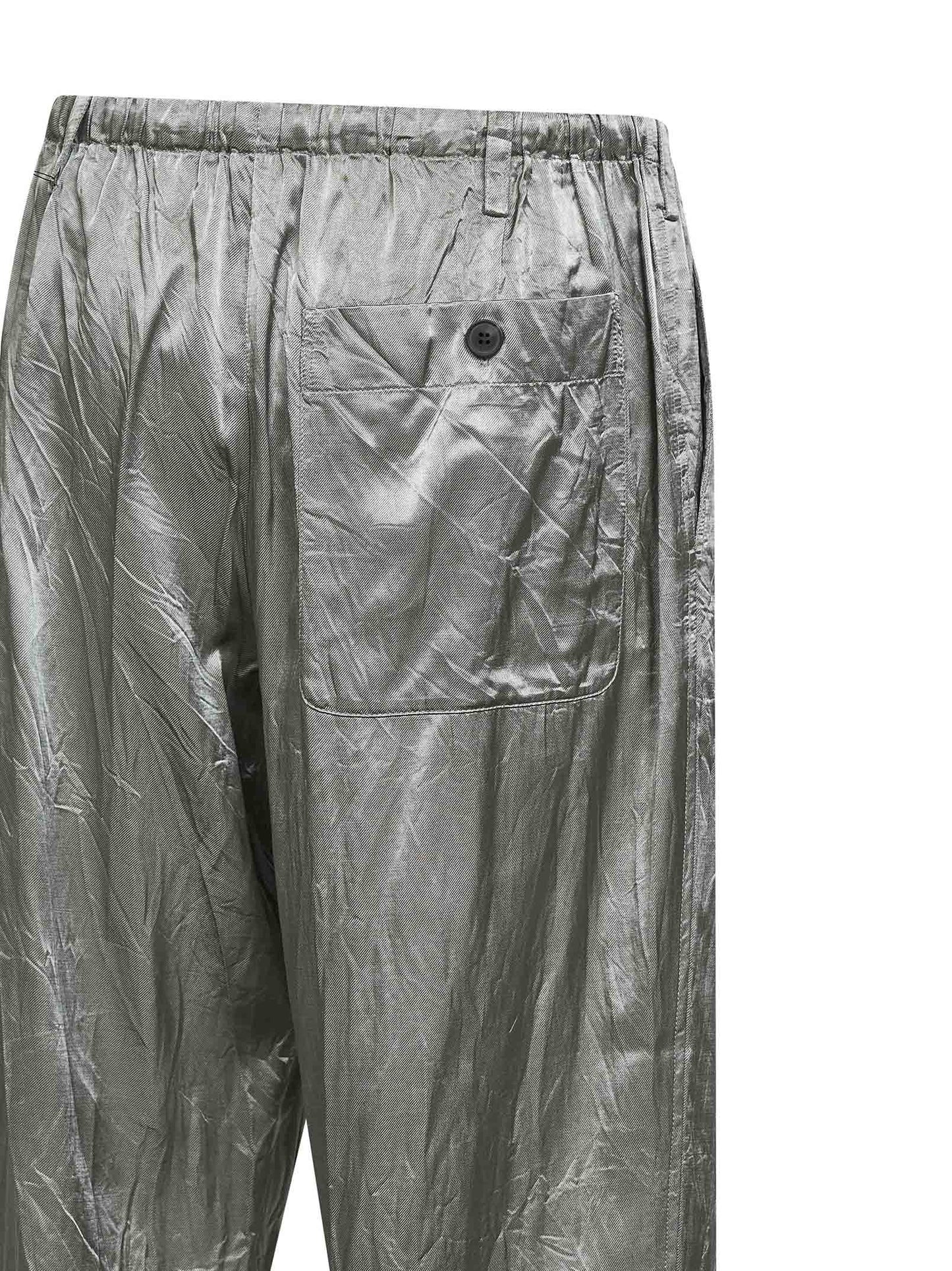 Dries Van Noten Men Mint Green Viscose And Cotton Straight-Leg Trousers DRIES VAN NOTEN