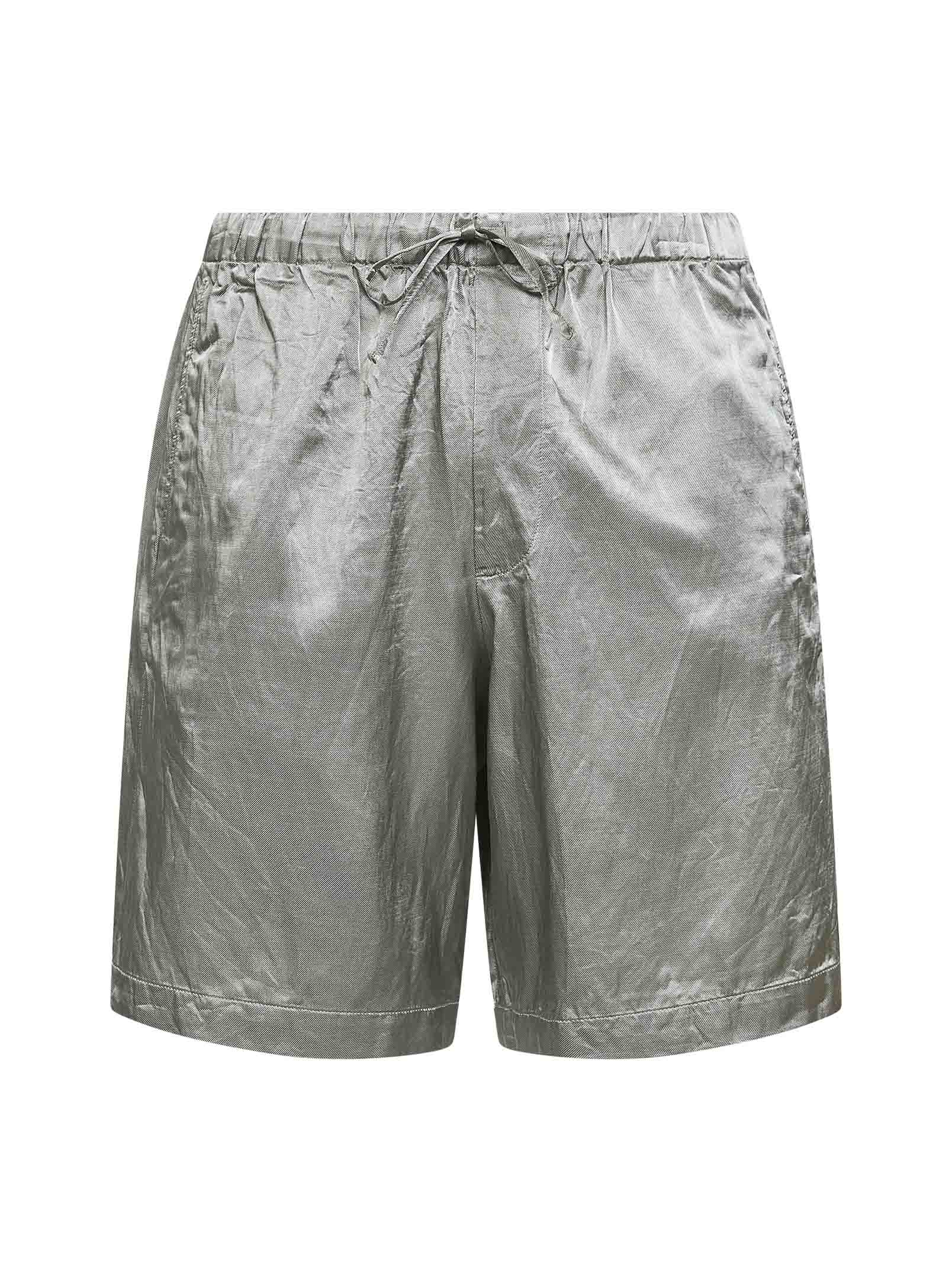 Dries Van Noten Men Mint Green Viscose And Cotton Shorts DRIES VAN NOTEN