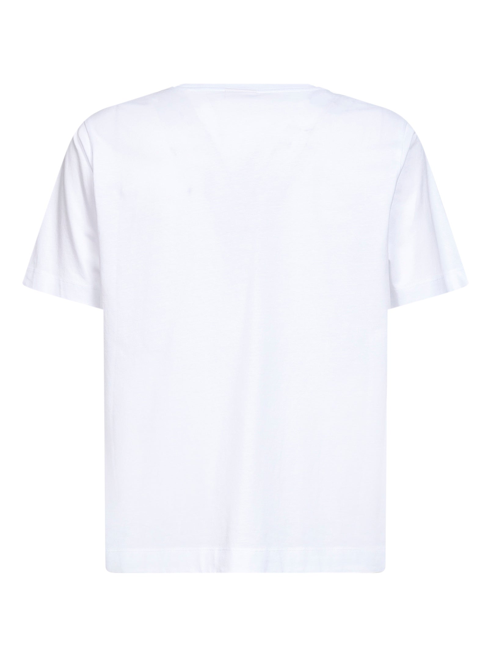 Dries Van Noten Men White Jersey Regular-Fit Crewneck T-Shirt DRIES VAN NOTEN