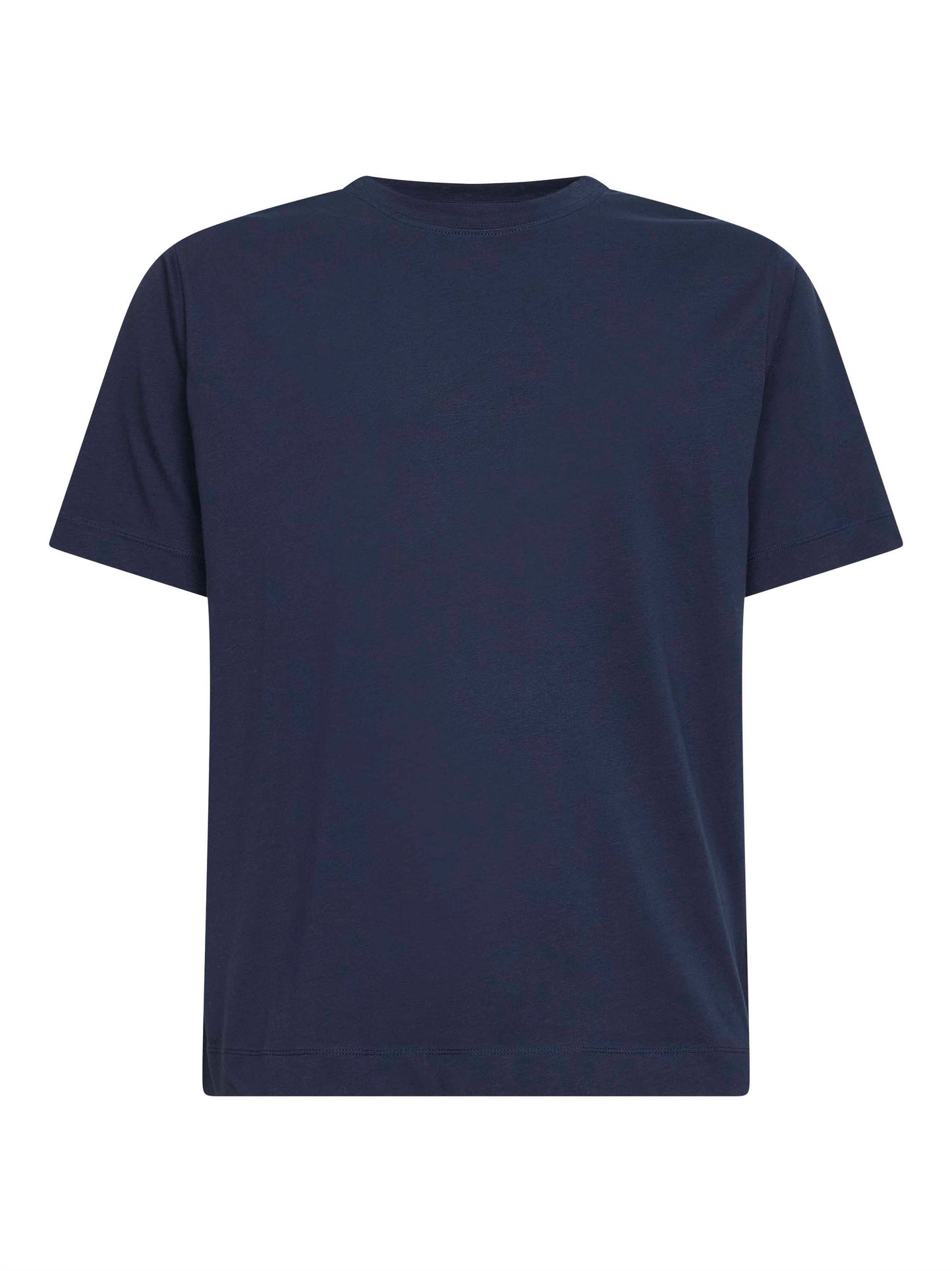 Dries Van Noten Men Navy Blue Jersey Regular-Fit Crewneck T-Shirt DRIES VAN NOTEN