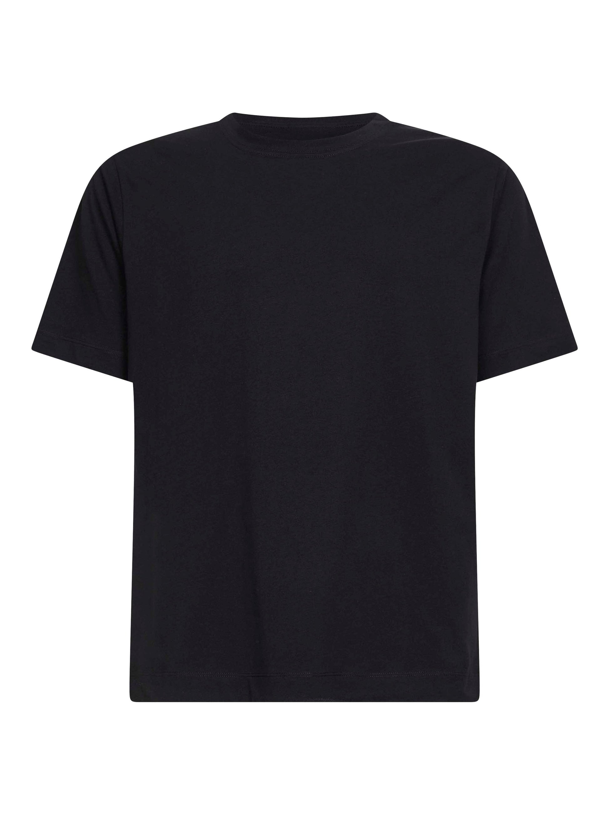 Dries Van Noten Men Black Jersey Regular-Fit Crewneck T-Shirt DRIES VAN NOTEN