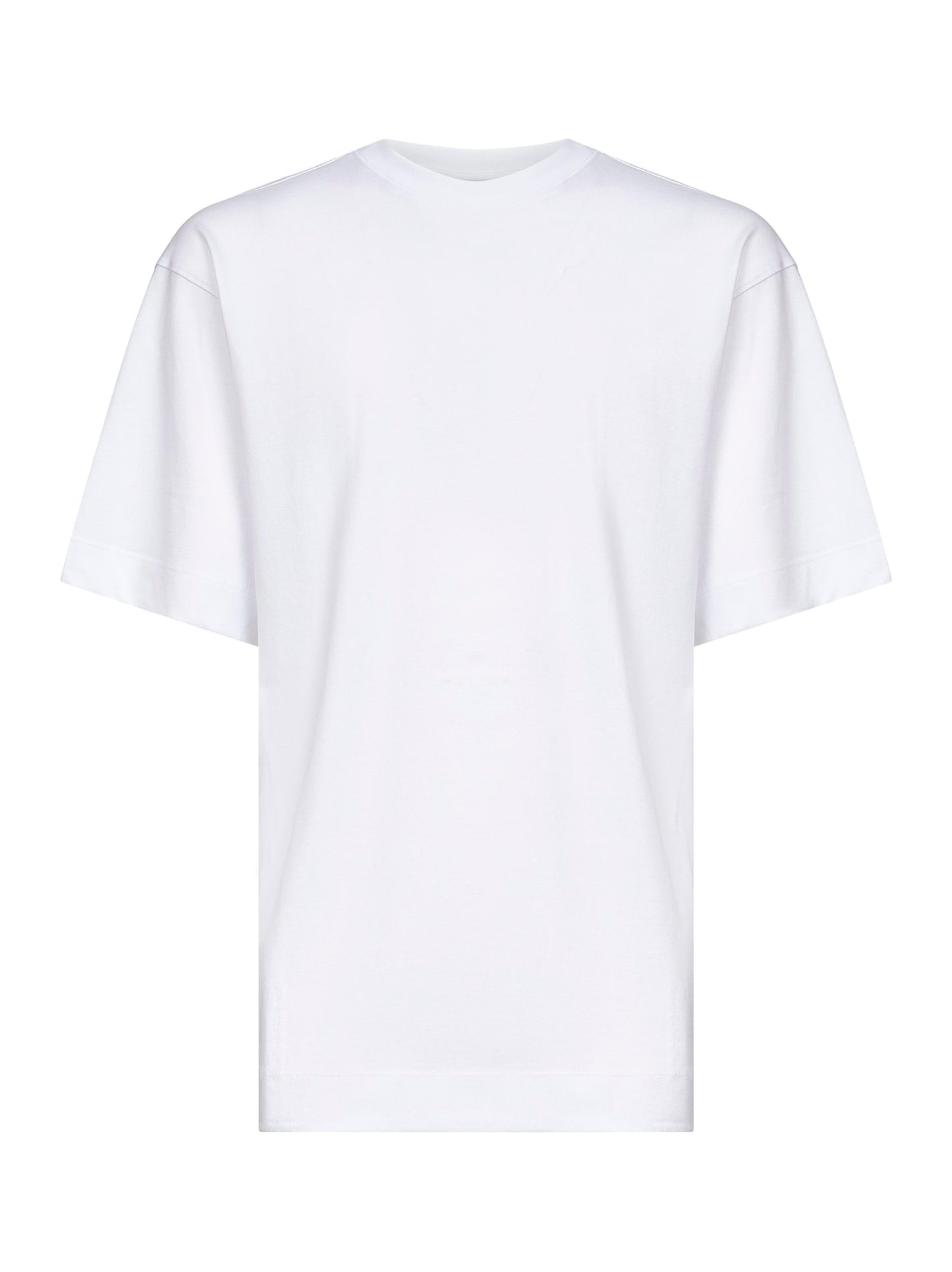 Dries Van Noten Men White Cotton Jersey Oversized T-Shirt DRIES VAN NOTEN