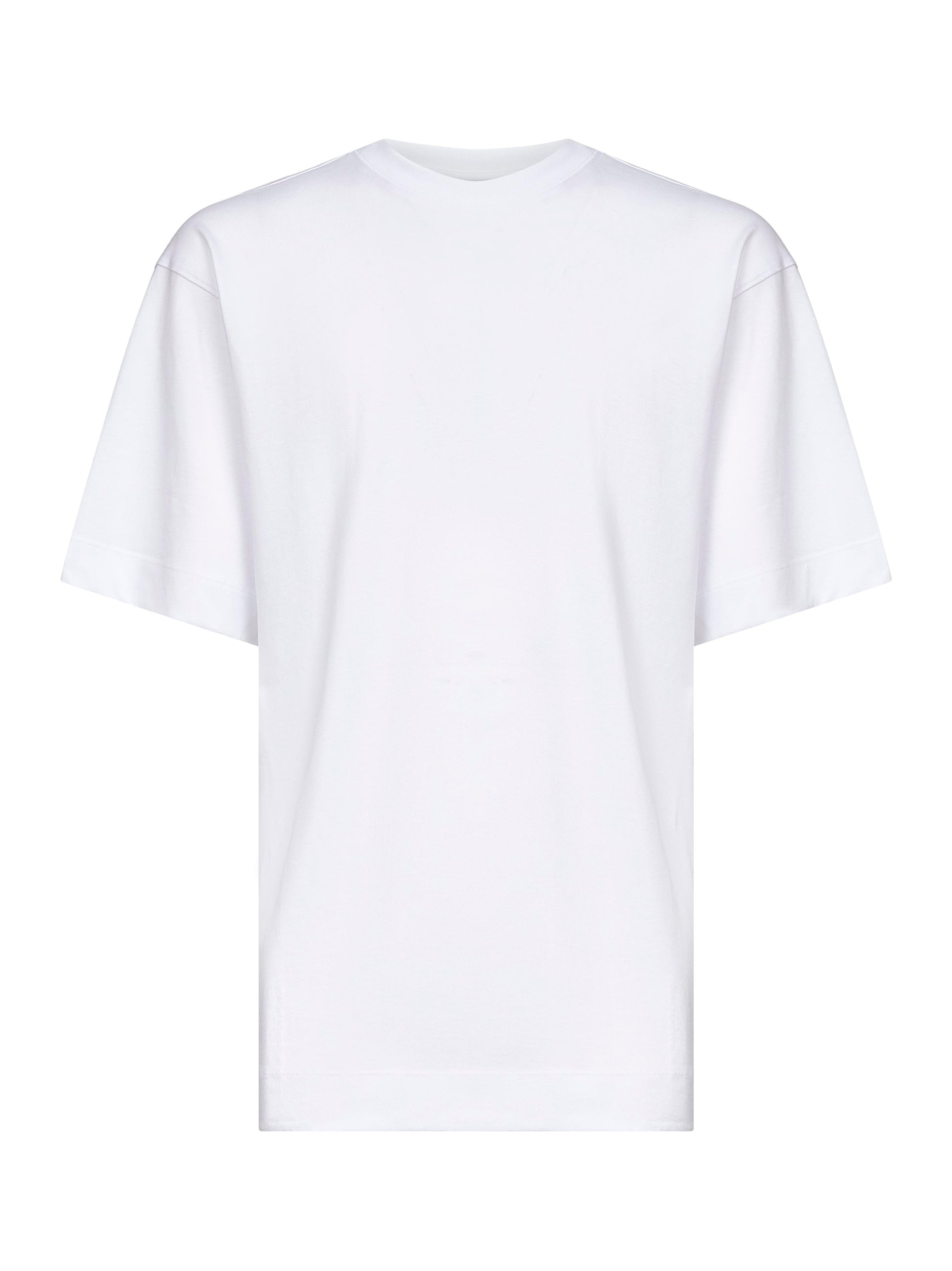Dries Van Noten Men White Cotton Jersey Oversized T-Shirt DRIES VAN NOTEN