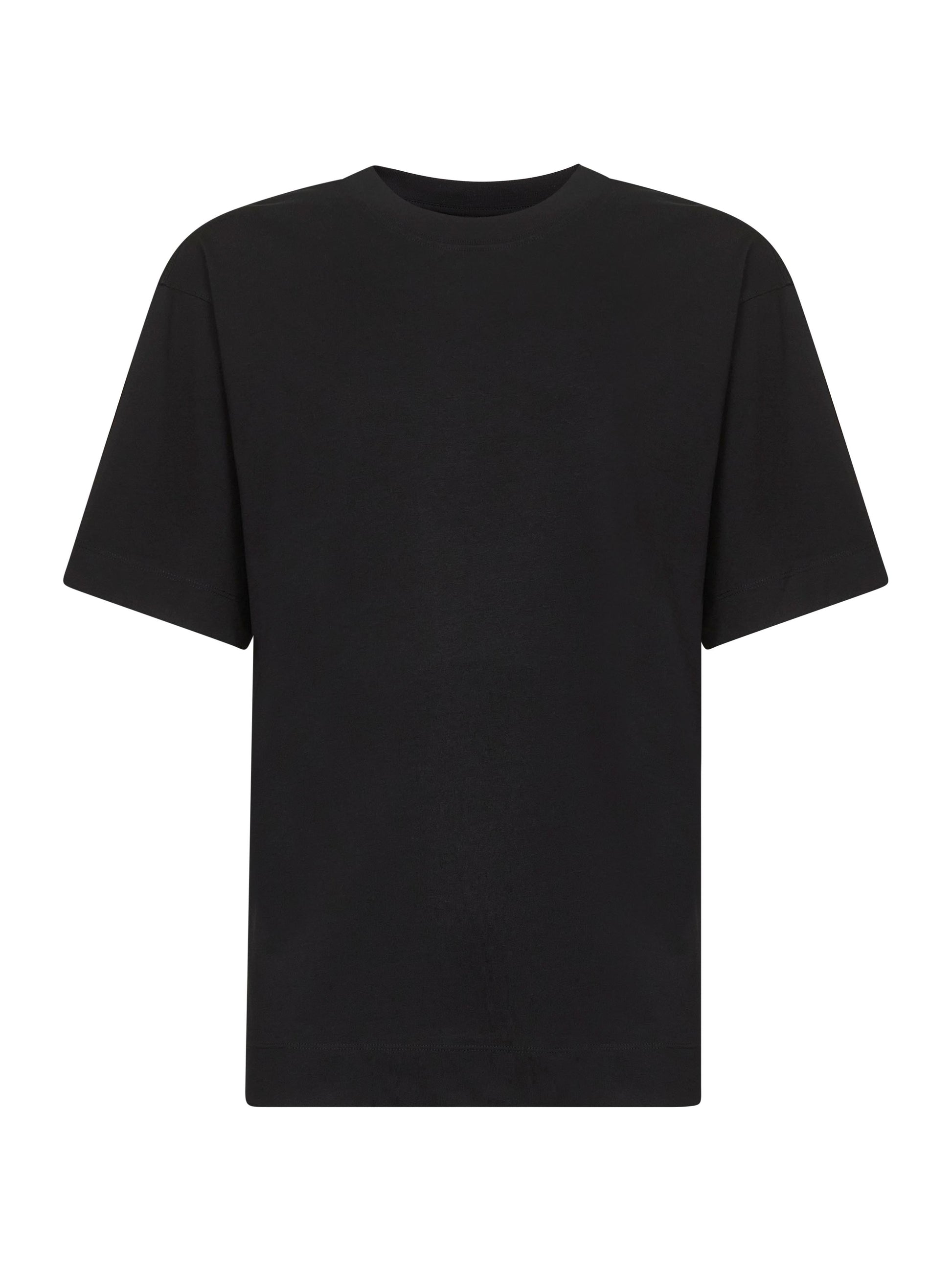 Dries Van Noten Men Black Cotton Jersey Oversized T-Shirt DRIES VAN NOTEN