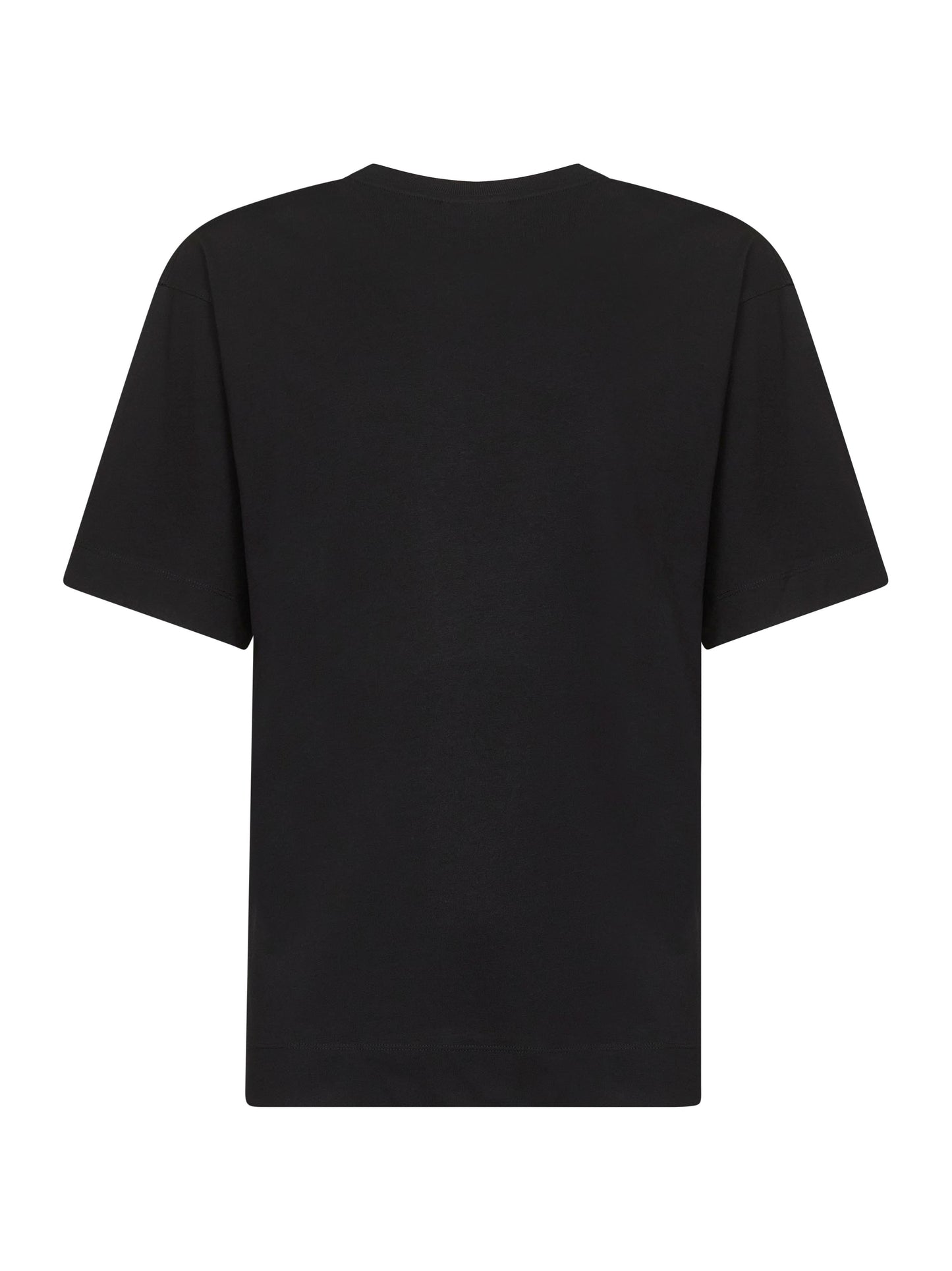Dries Van Noten Men Black Cotton Jersey Oversized T-Shirt DRIES VAN NOTEN