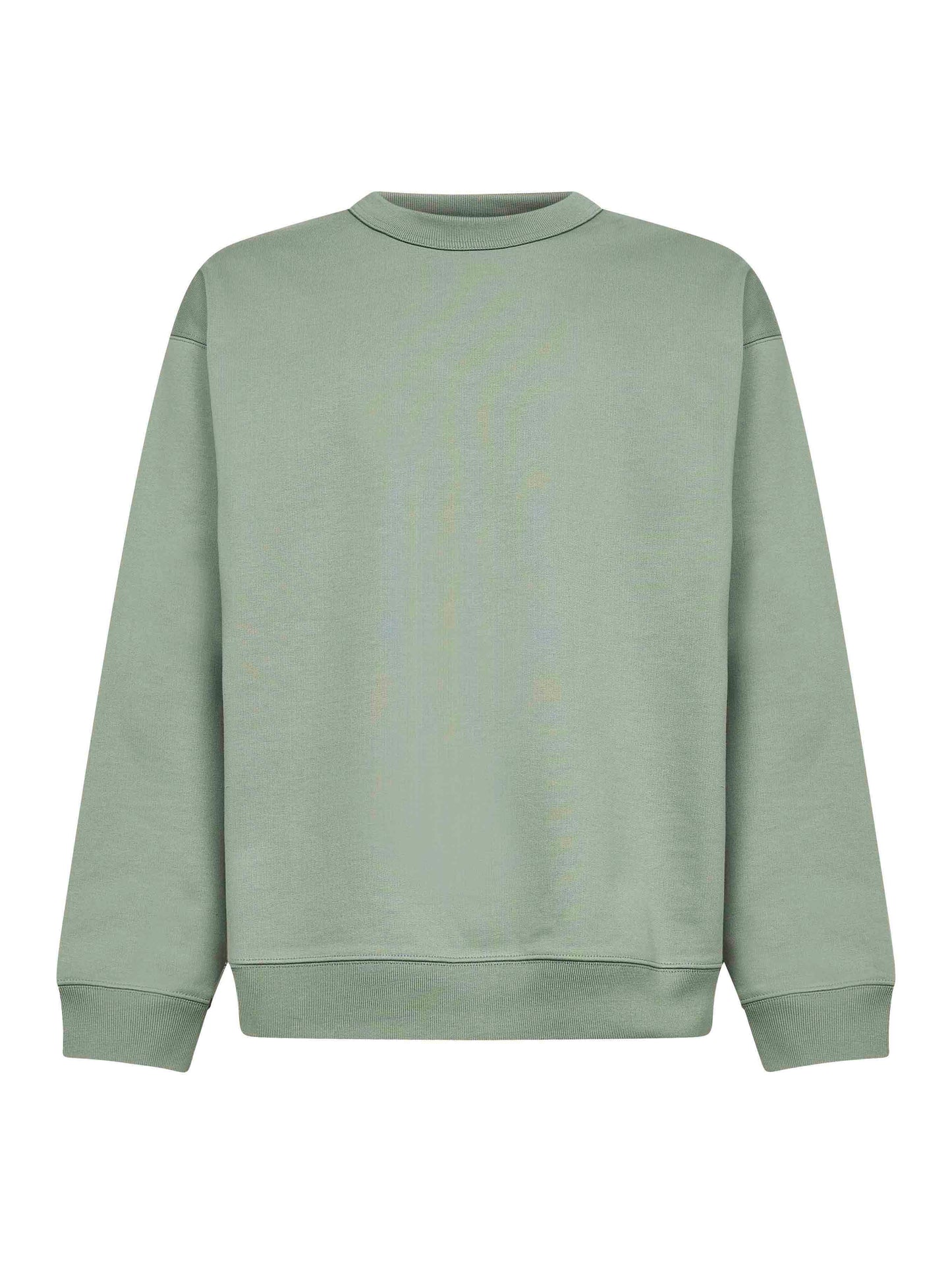 Dries Van Noten Men Sage Green Cotton Oversized Sweatshirt DRIES VAN NOTEN