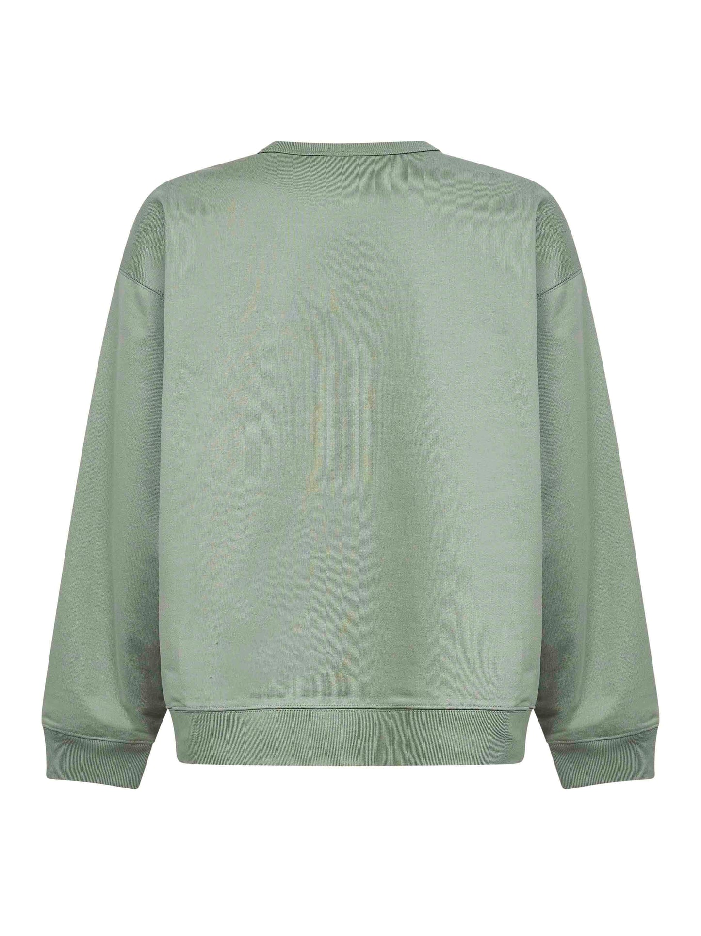 Dries Van Noten Men Sage Green Cotton Oversized Sweatshirt DRIES VAN NOTEN