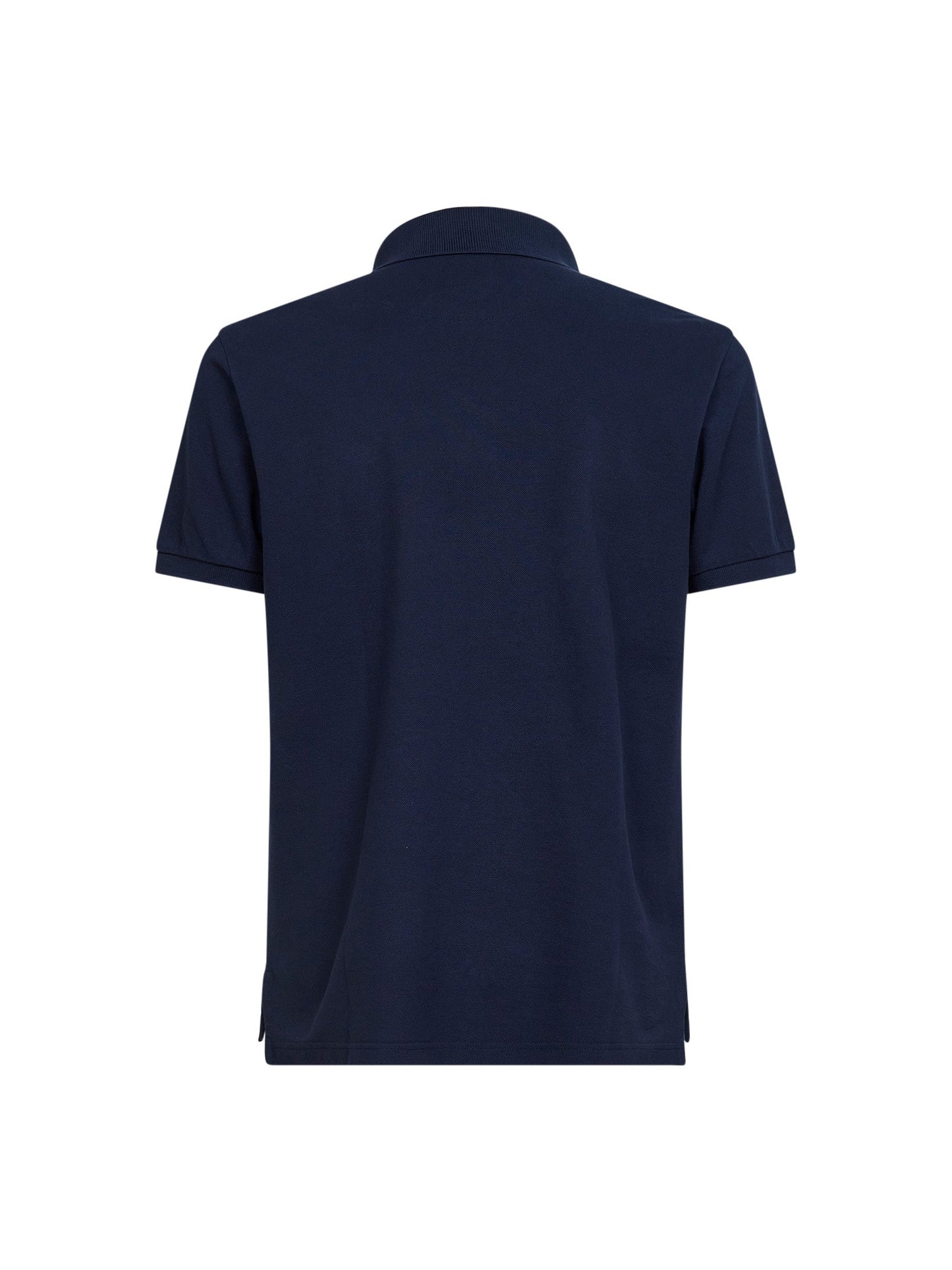 Etro Men Blue Cotton Pique Polo Shirt With Pegaso Embroidery ETRO