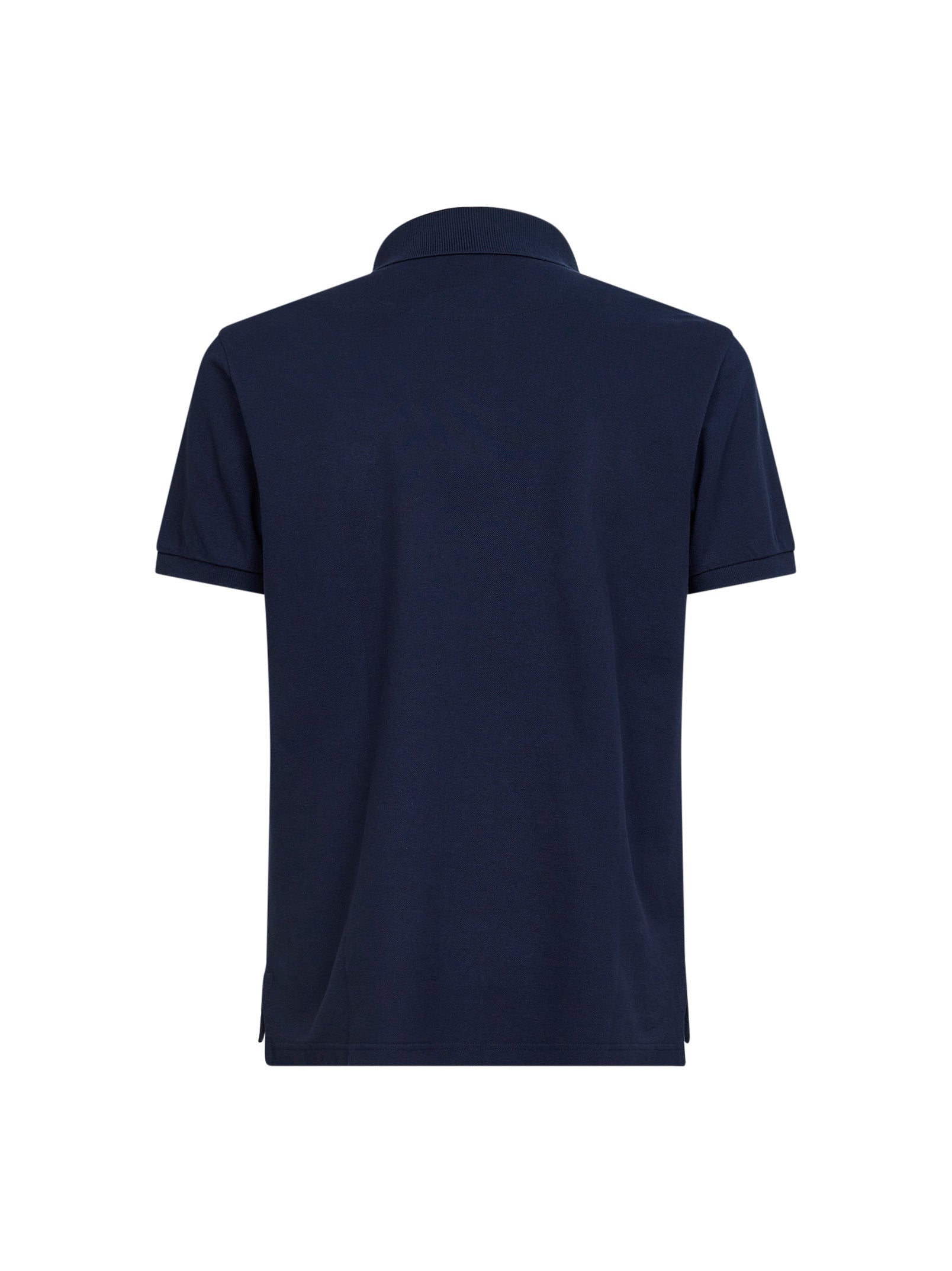Etro Men Blue Cotton Pique Polo Shirt With Pegaso Embroidery ETRO