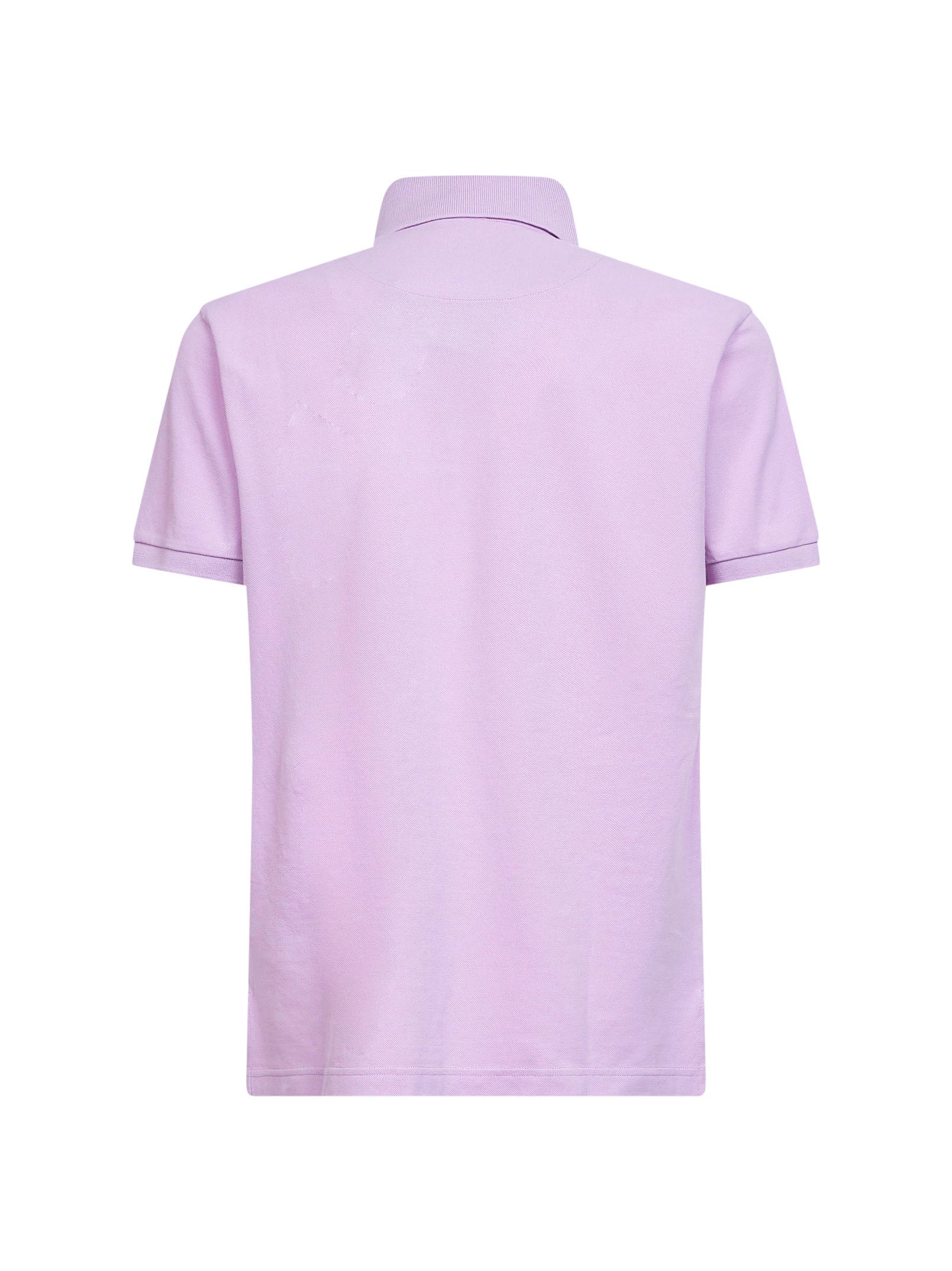 Etro Men Lilac Cotton Pique Polo Shirt With Pegaso Embroidery ETRO