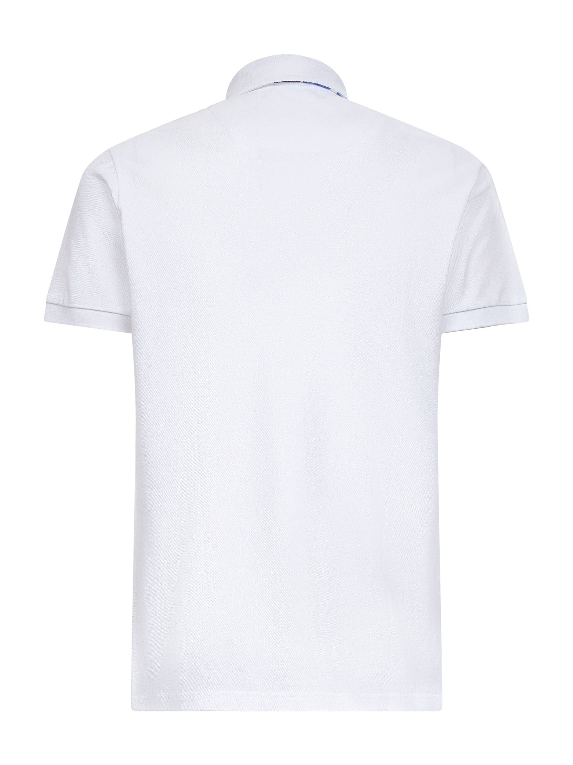 Etro Men White Cotton Piquet Polo Shirt ETRO