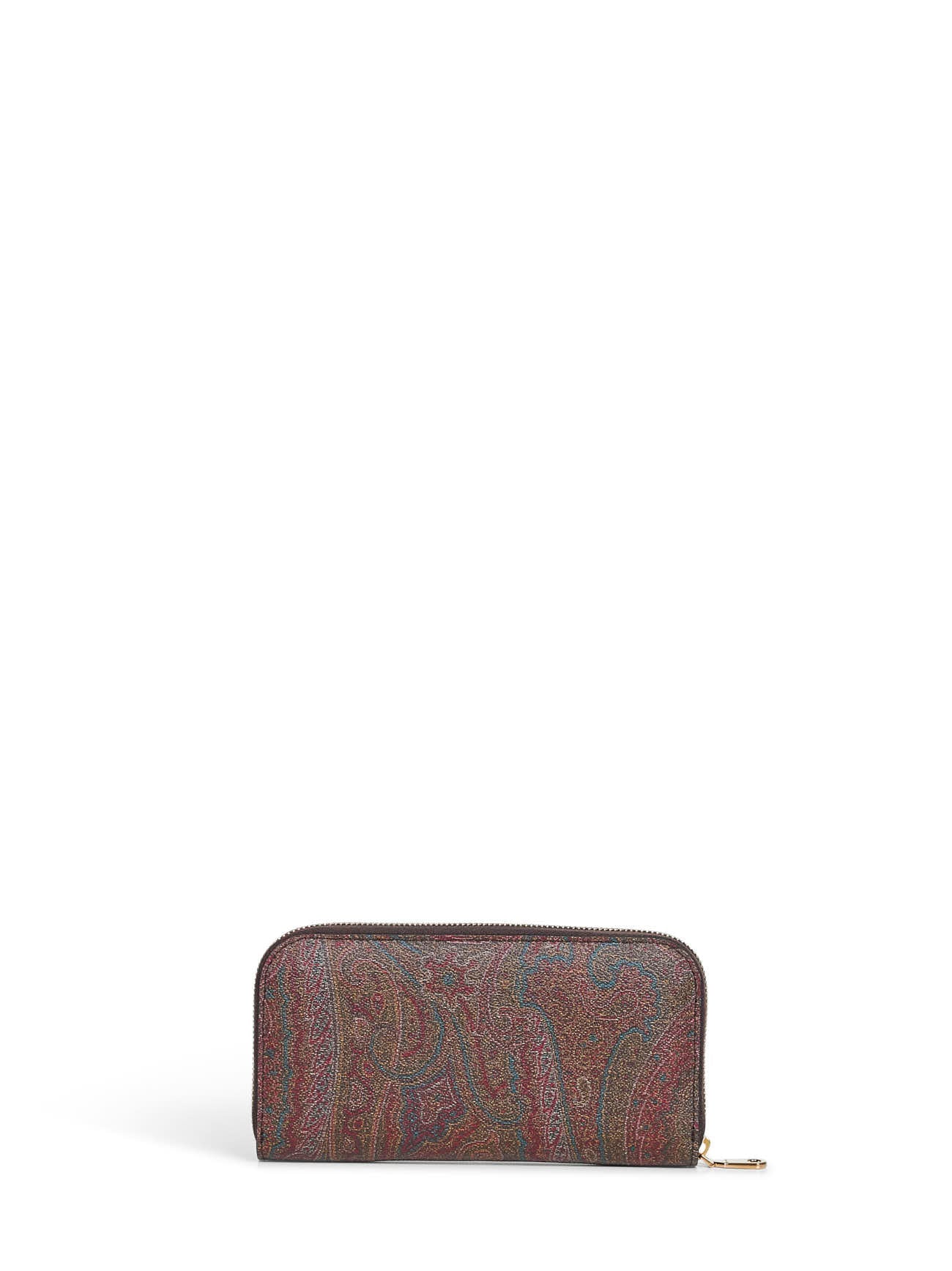 Etro Women Brown Arnica Zip-Around Wallet ETRO