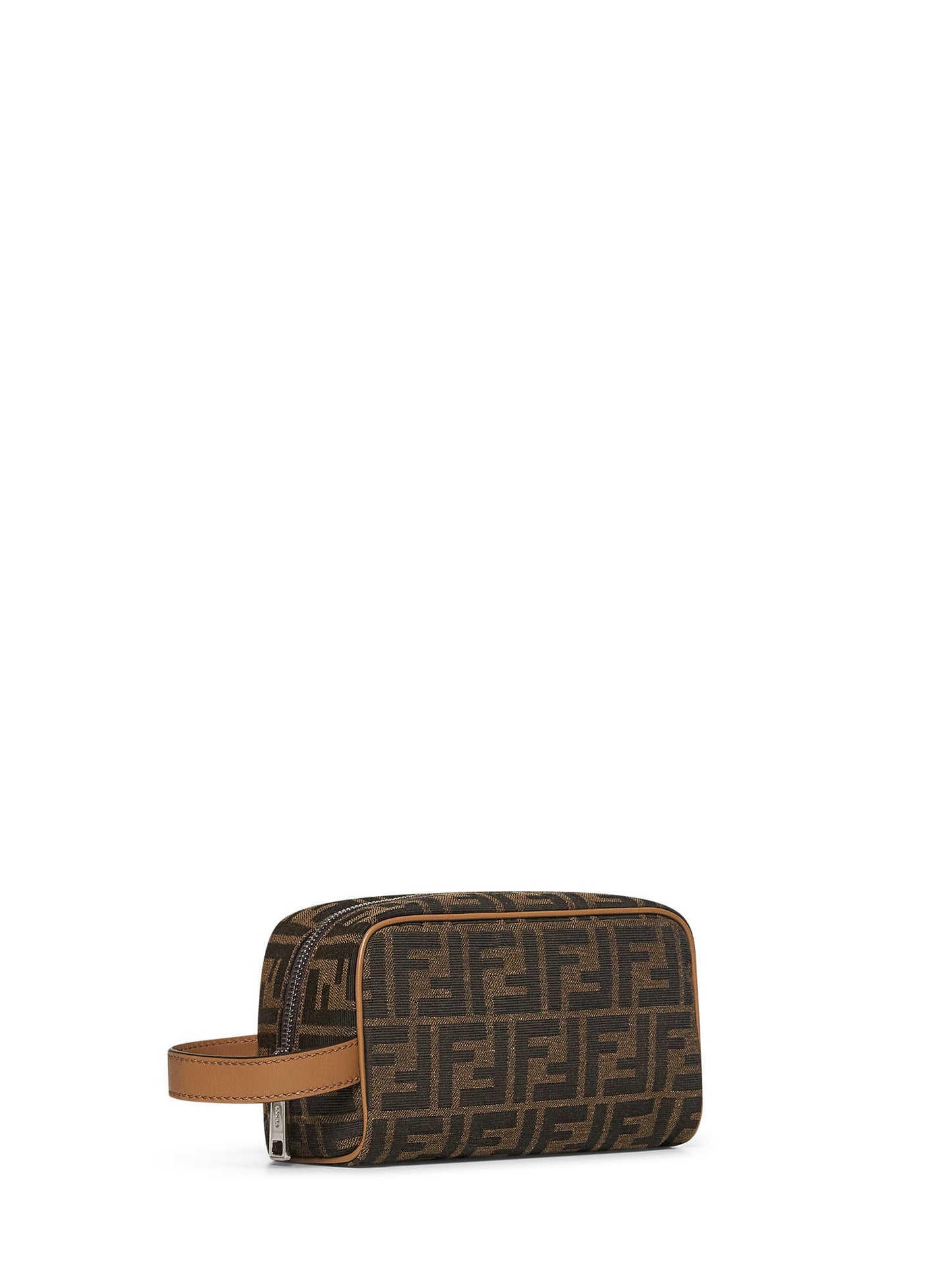 Fendi Men Ff Jacquard Fabric Toiletry Bag FENDI