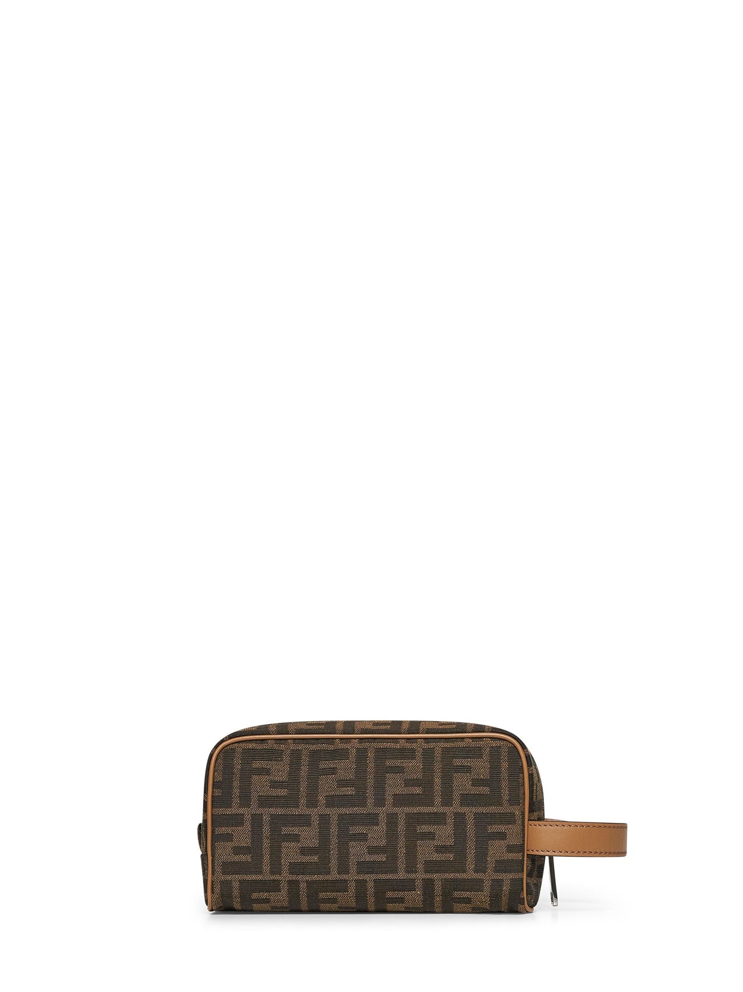 Fendi Men Ff Jacquard Fabric Toiletry Bag FENDI