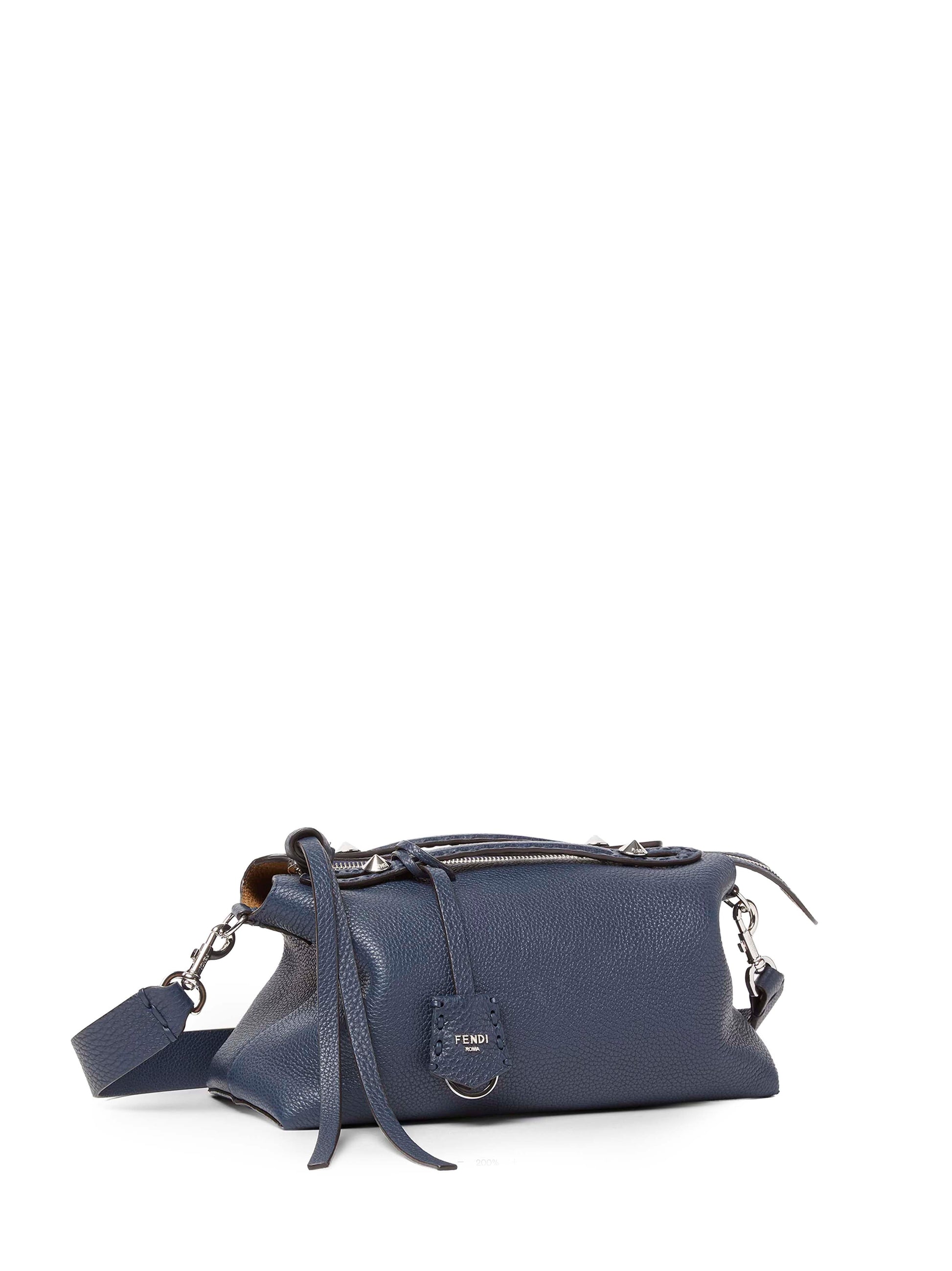 Fendi Women Abyss Blue By The Way Selleria Medium Reversible Handbag FENDI