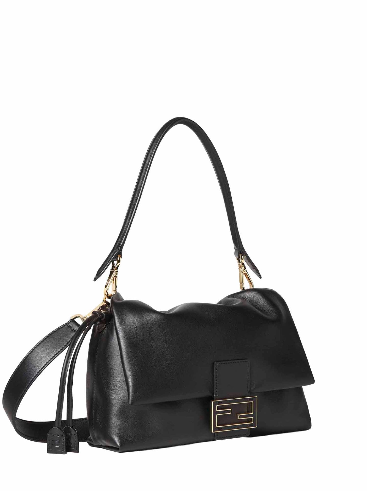 Fendi Women Black Medium Baguette Mamma Bag FENDI