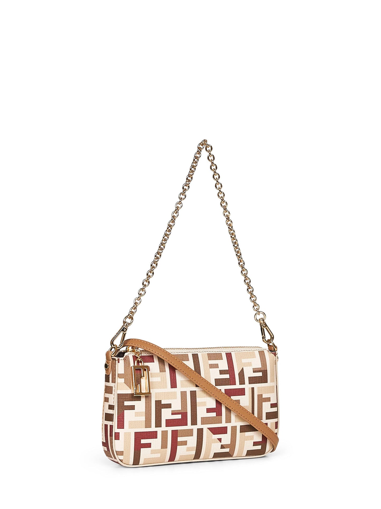 Fendi Women Multicolor Baguette Pouch Bag