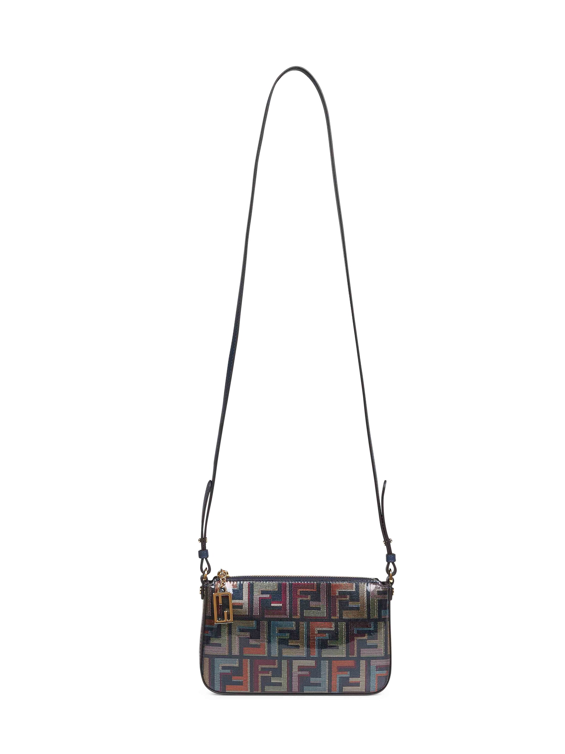 Fendi Women Multicolor Baguette Pouch Bag With Chain FENDI