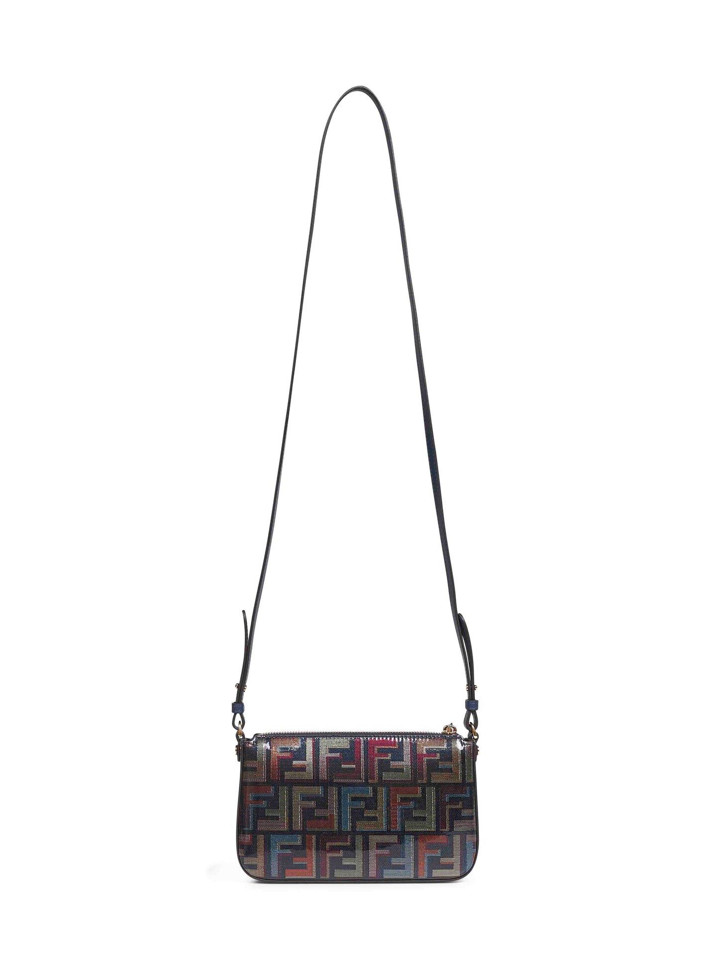 Fendi Women Multicolor Baguette Pouch Bag With Chain FENDI
