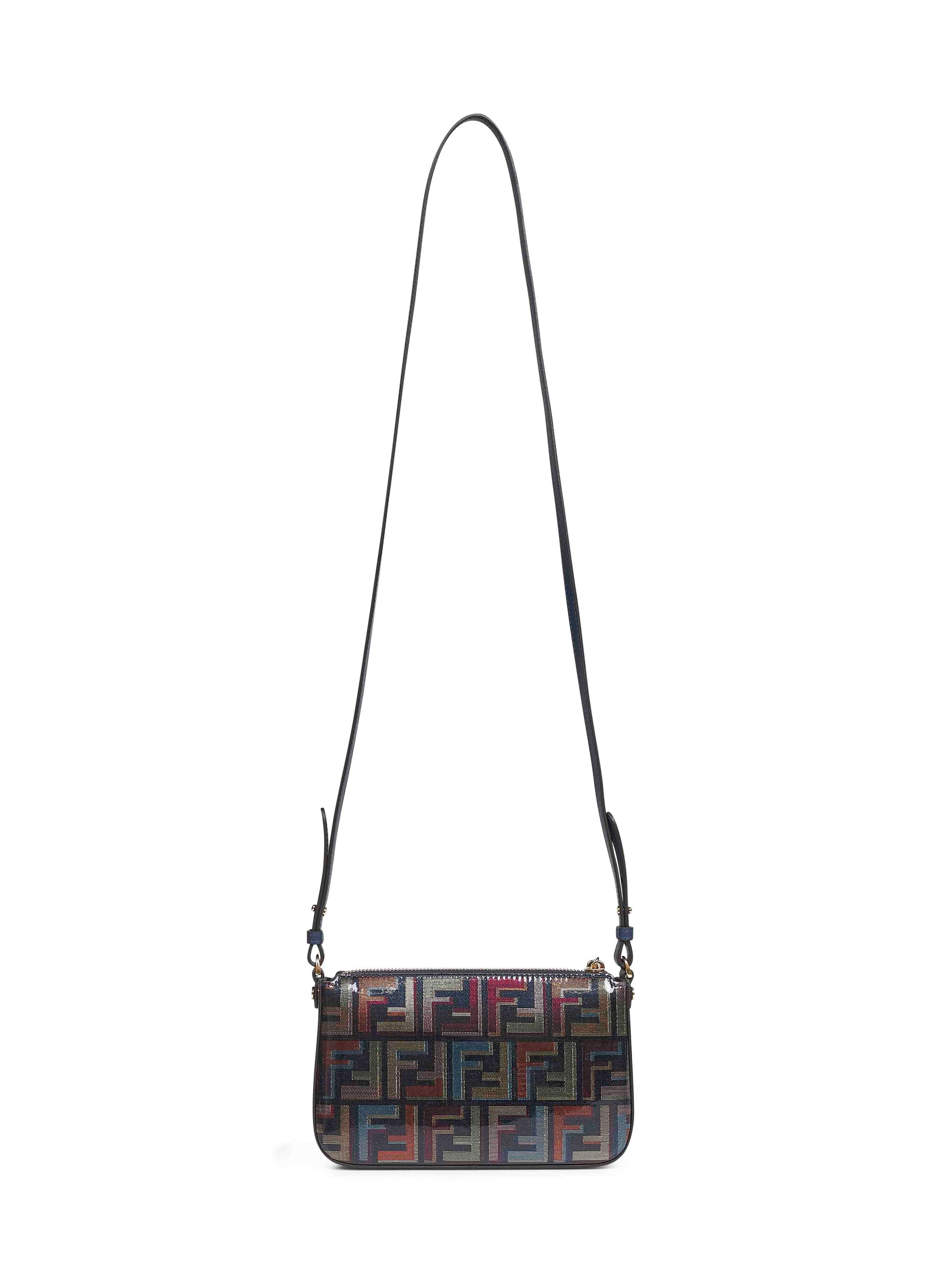 Fendi Women Multicolor Baguette Pouch Bag With Chain FENDI