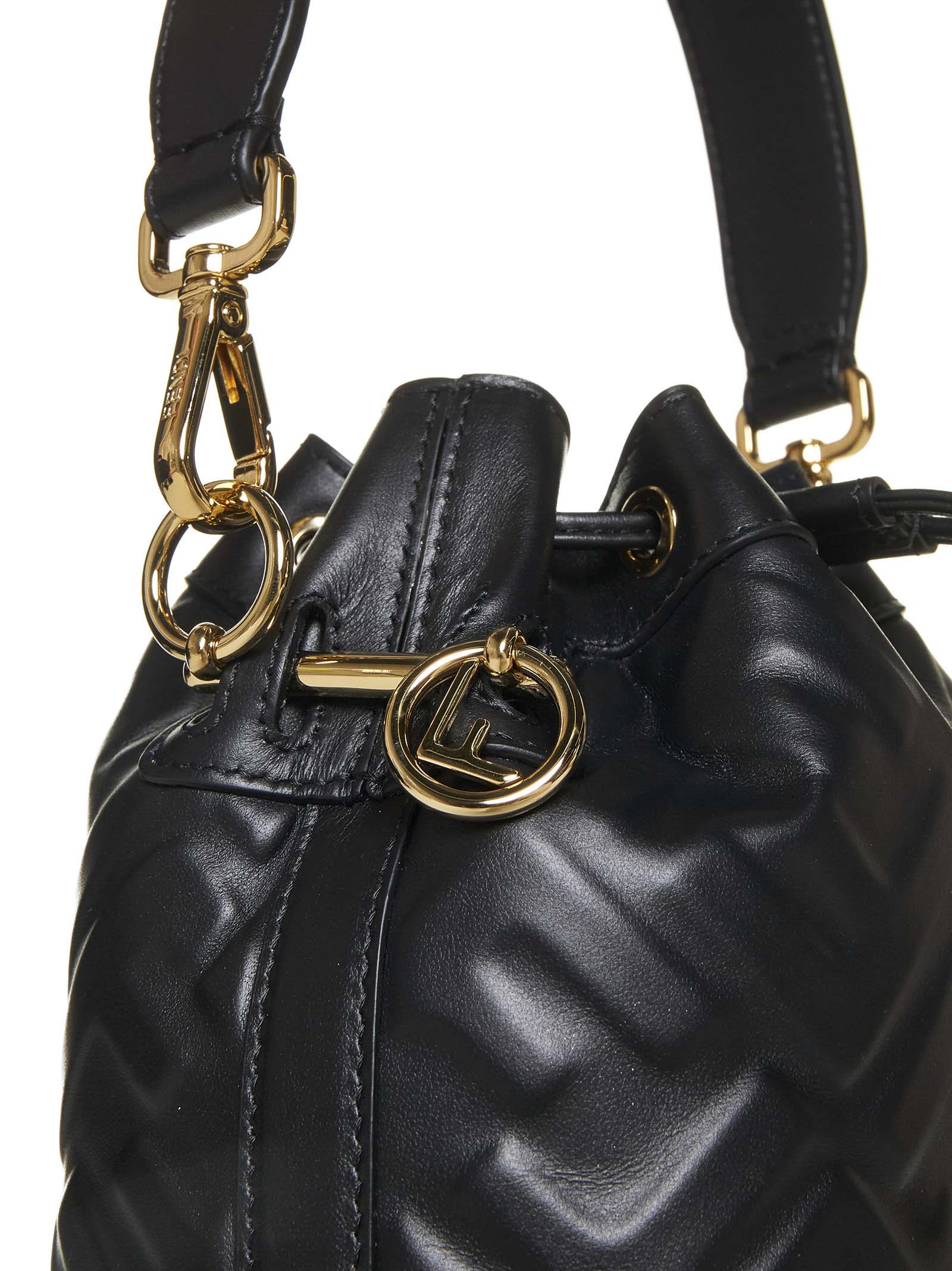 Fendi Women Mon Tresor Ff Leather Mini Bag FENDI