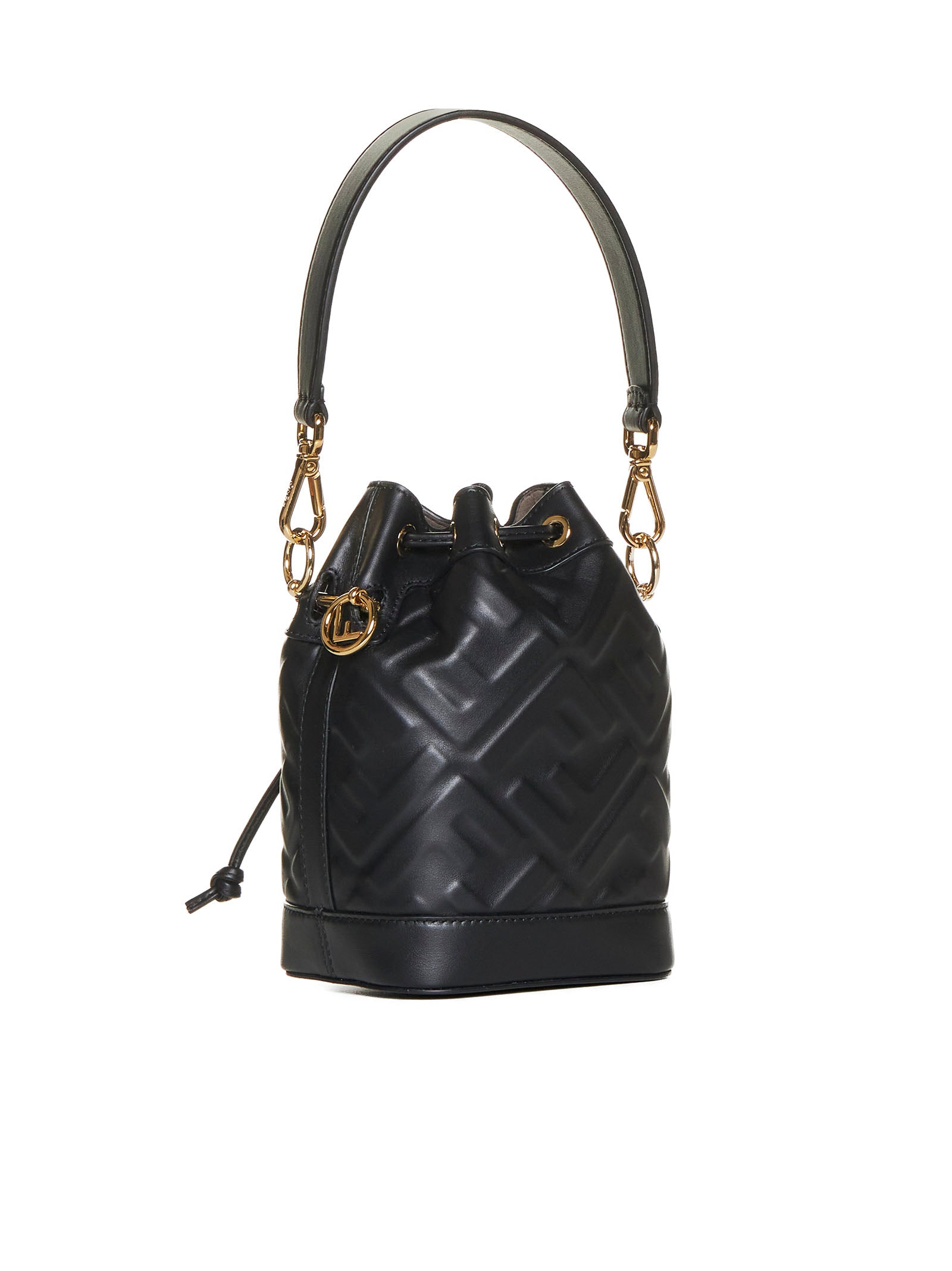 Fendi Women Mon Tresor Ff Leather Mini Bag FENDI