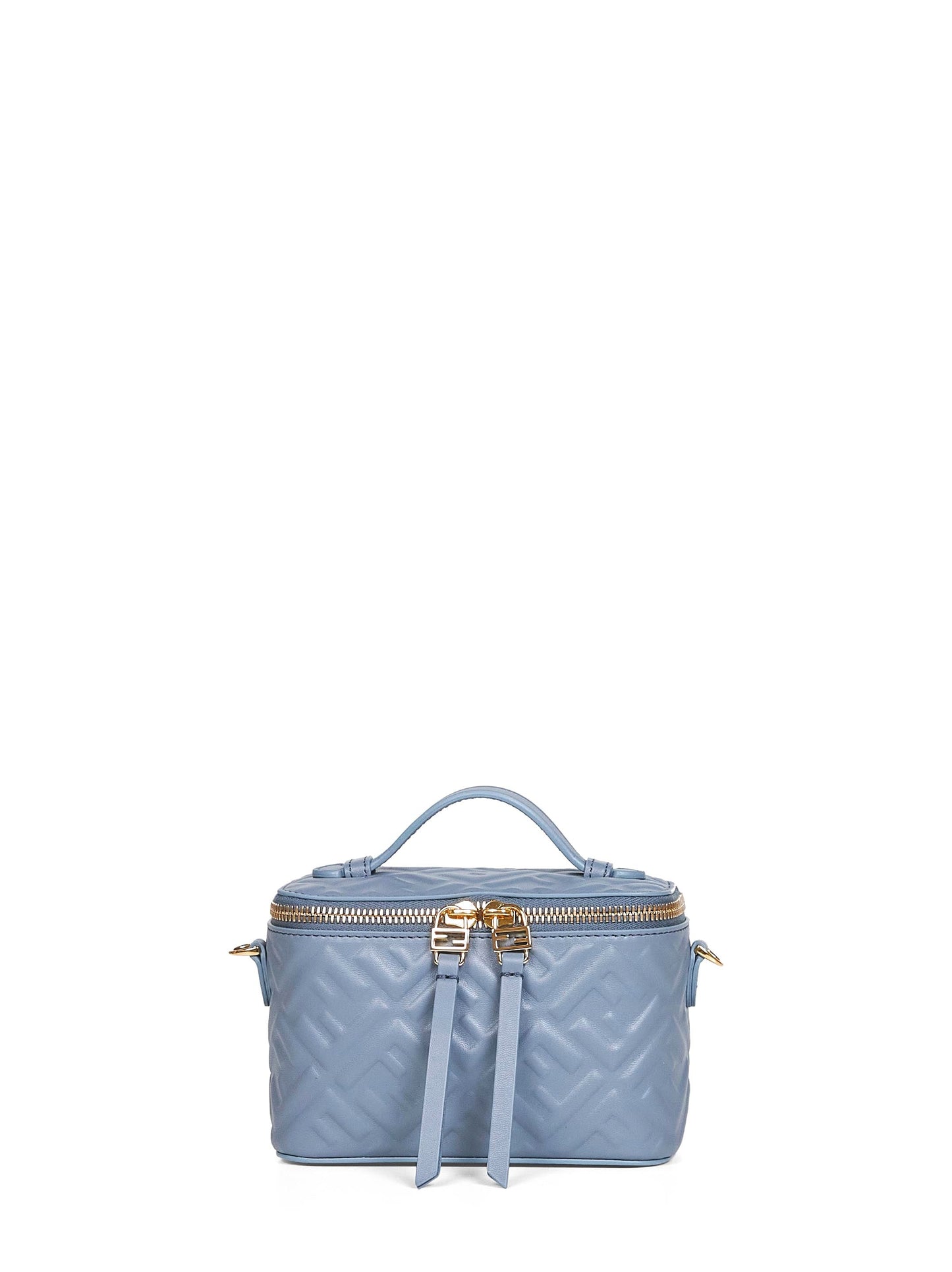 Fendi Women Mercury Blue Fendi Vanity Mini Bag FENDI