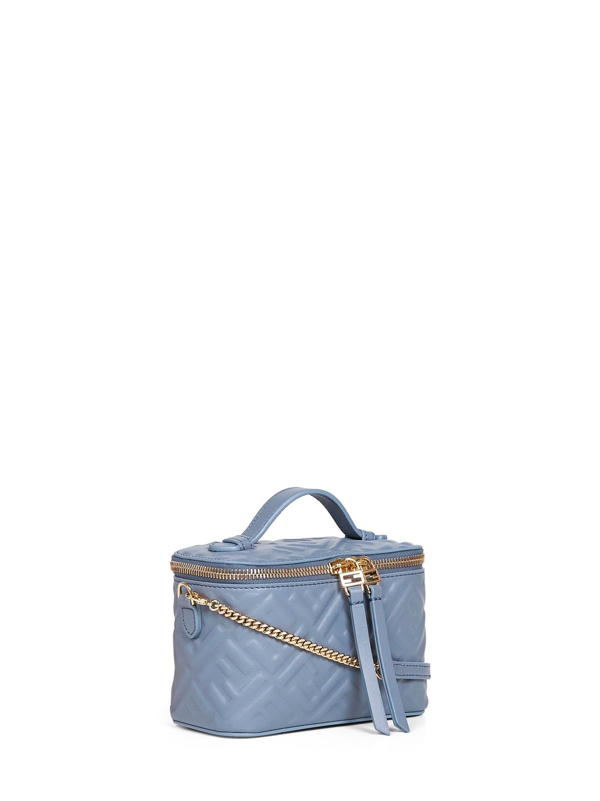Fendi Women Mercury Blue Fendi Vanity Mini Bag FENDI